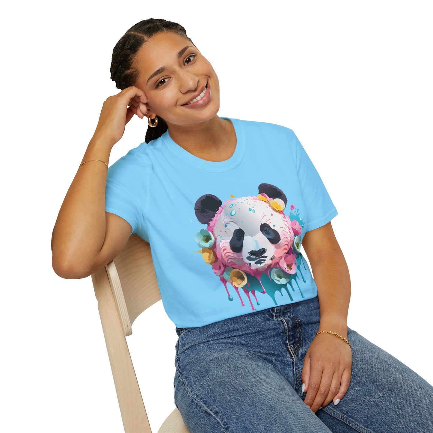 Panda Shirt, T Shirt with Panda, Animal Shirt, Tee Shirt with Animals
