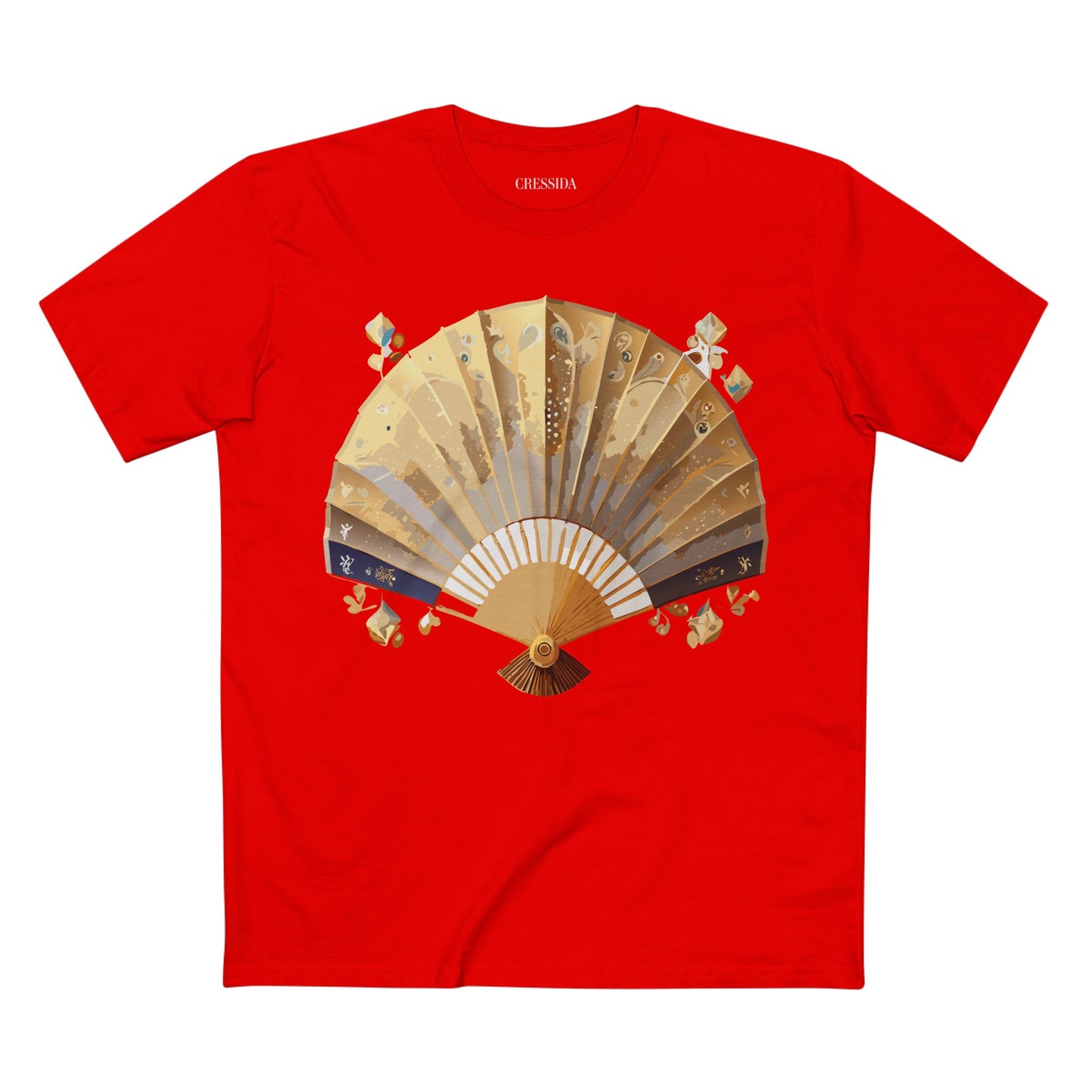 Fan shirt, Shirt with Fan, Tee Shirt with Antique Fan