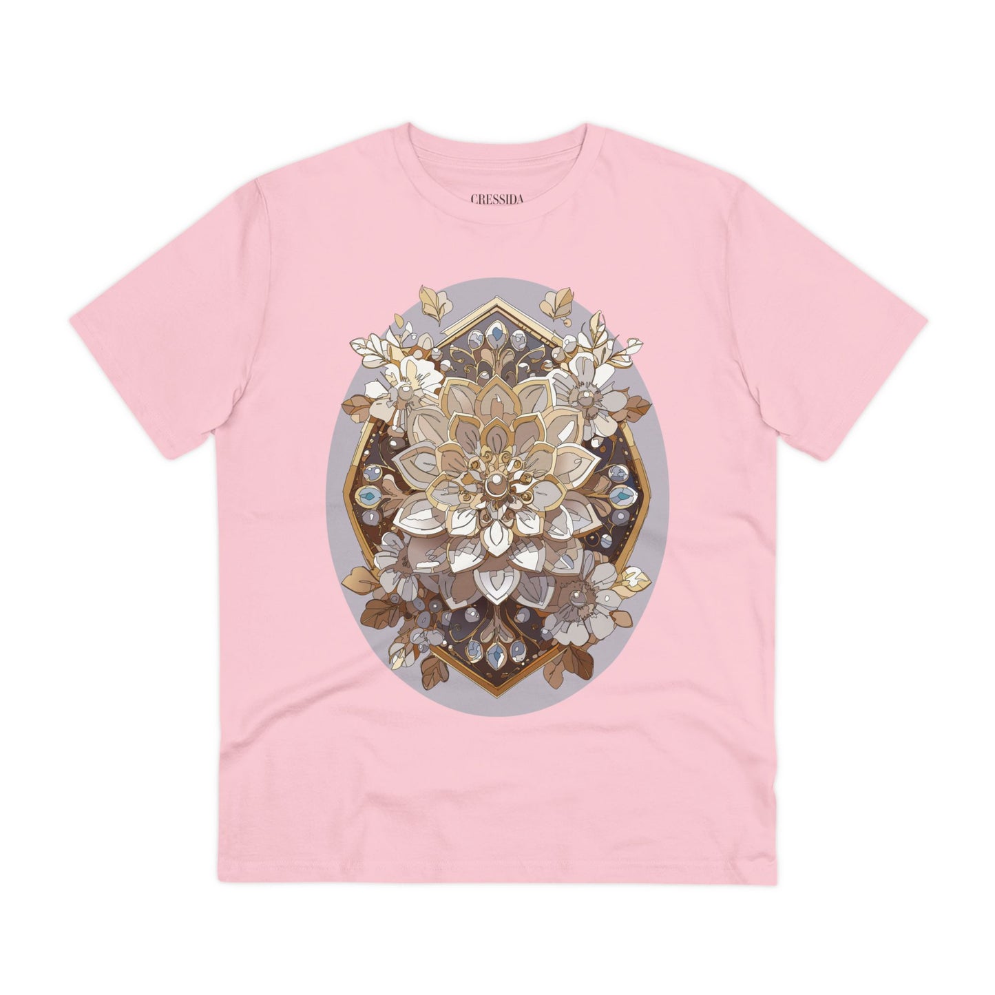 Organic T-shirt with Flower