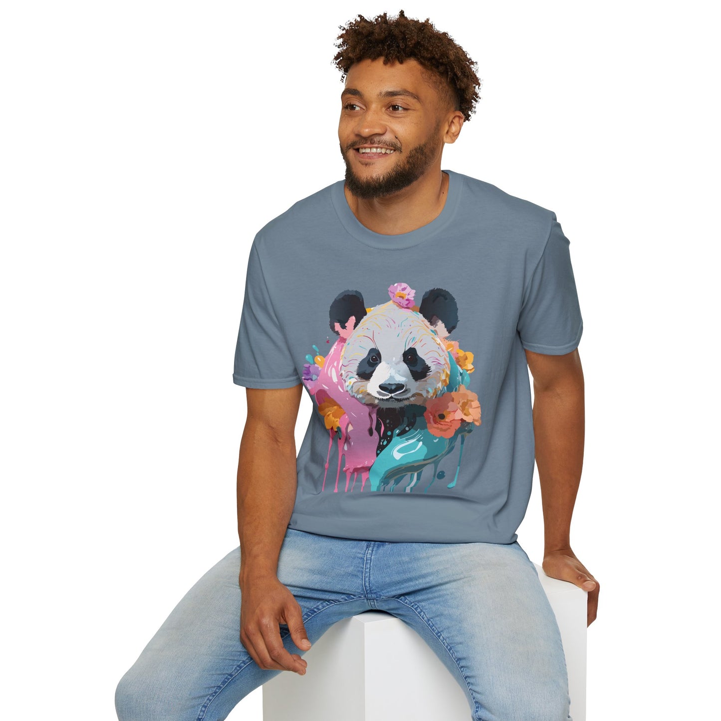 Panda Shirt, T Shirt with Panda, Animal Shirt, Tee Shirt with Animals