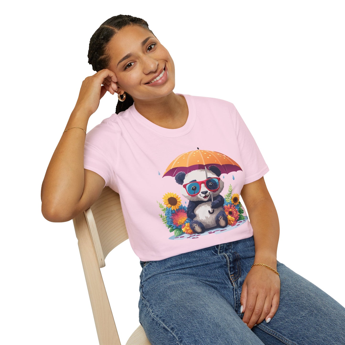Panda Shirt, T Shirt with Panda, Animal Shirt, Tee Shirt with Animals