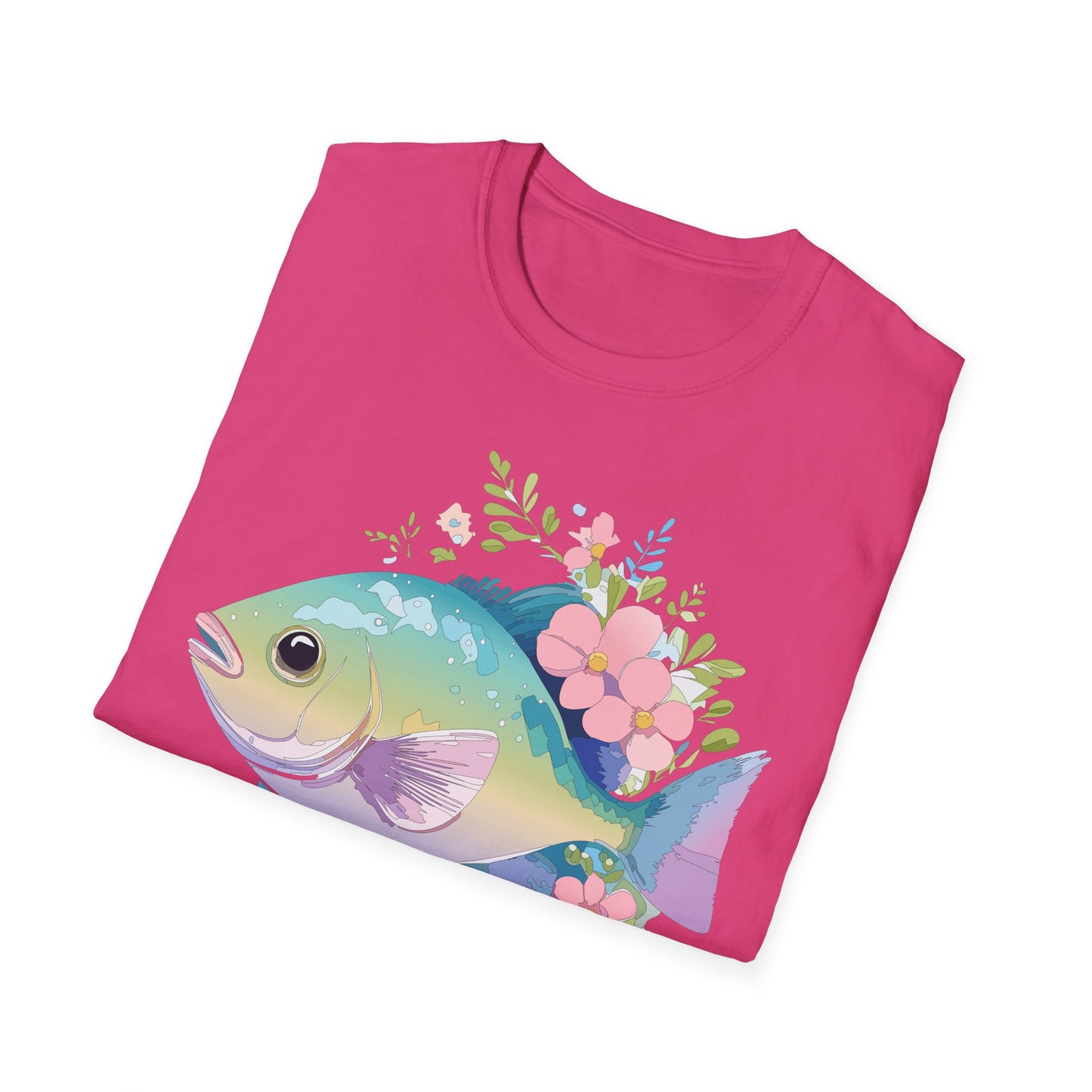 Fish Art Design Shirt, T Shirt with Fish, Graphic Shirt, Tee Shirt with Graphic Design, Shirt with Fish Graphic Art