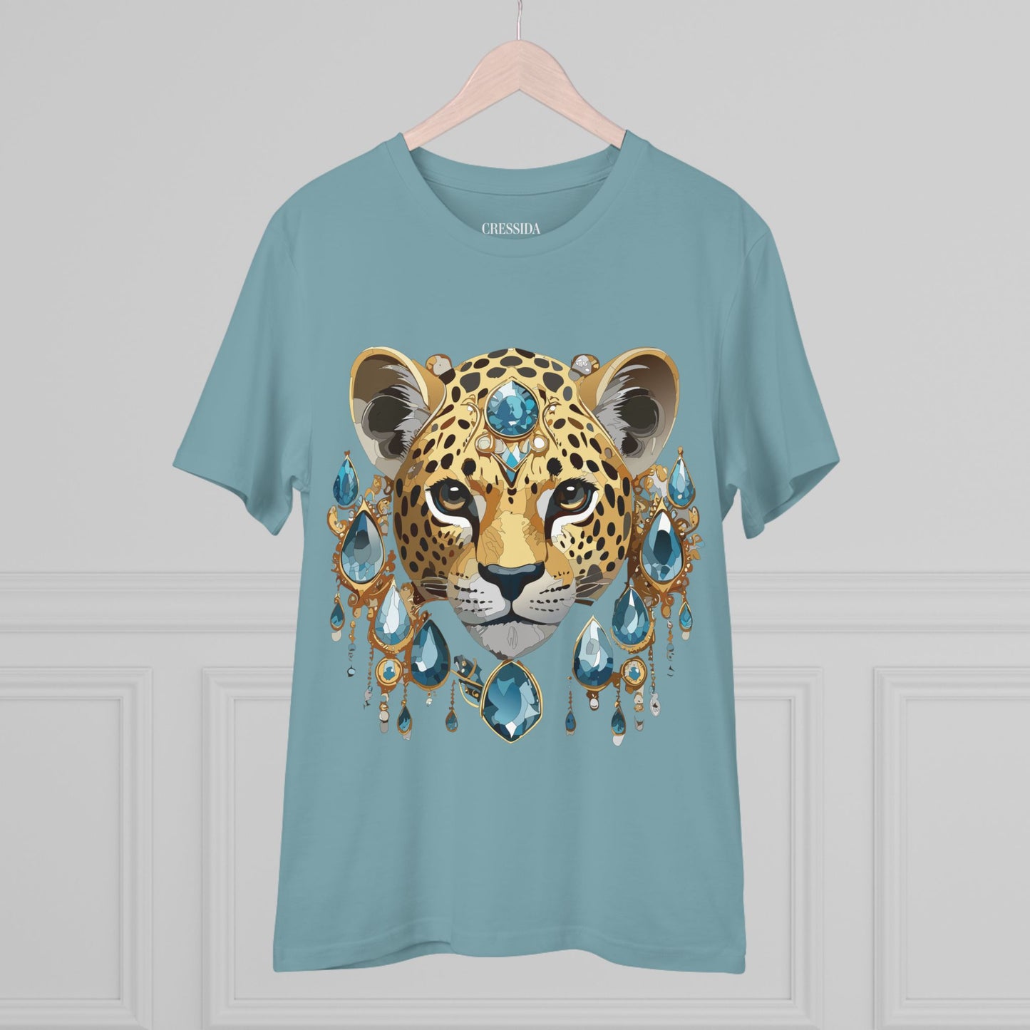 Organic T-shirt with Animals - Cheetah