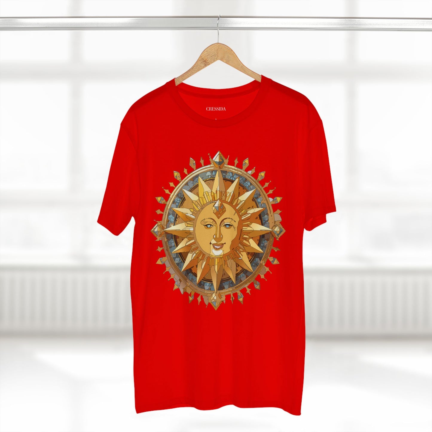 Sun Shirt, Shirt with Sun, Tee Shirt with Gold Sun