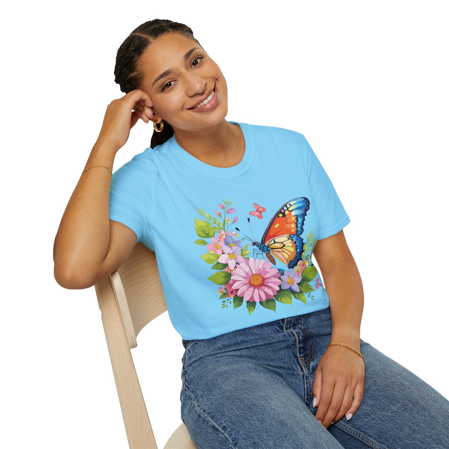 Butterfly Shirt, T Shirt with Butterfly, Monarch Shirt