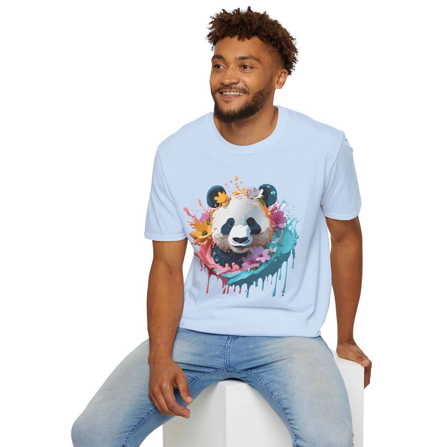Panda Shirt, T Shirt with Panda, Animal Shirt, Tee Shirt with Animals