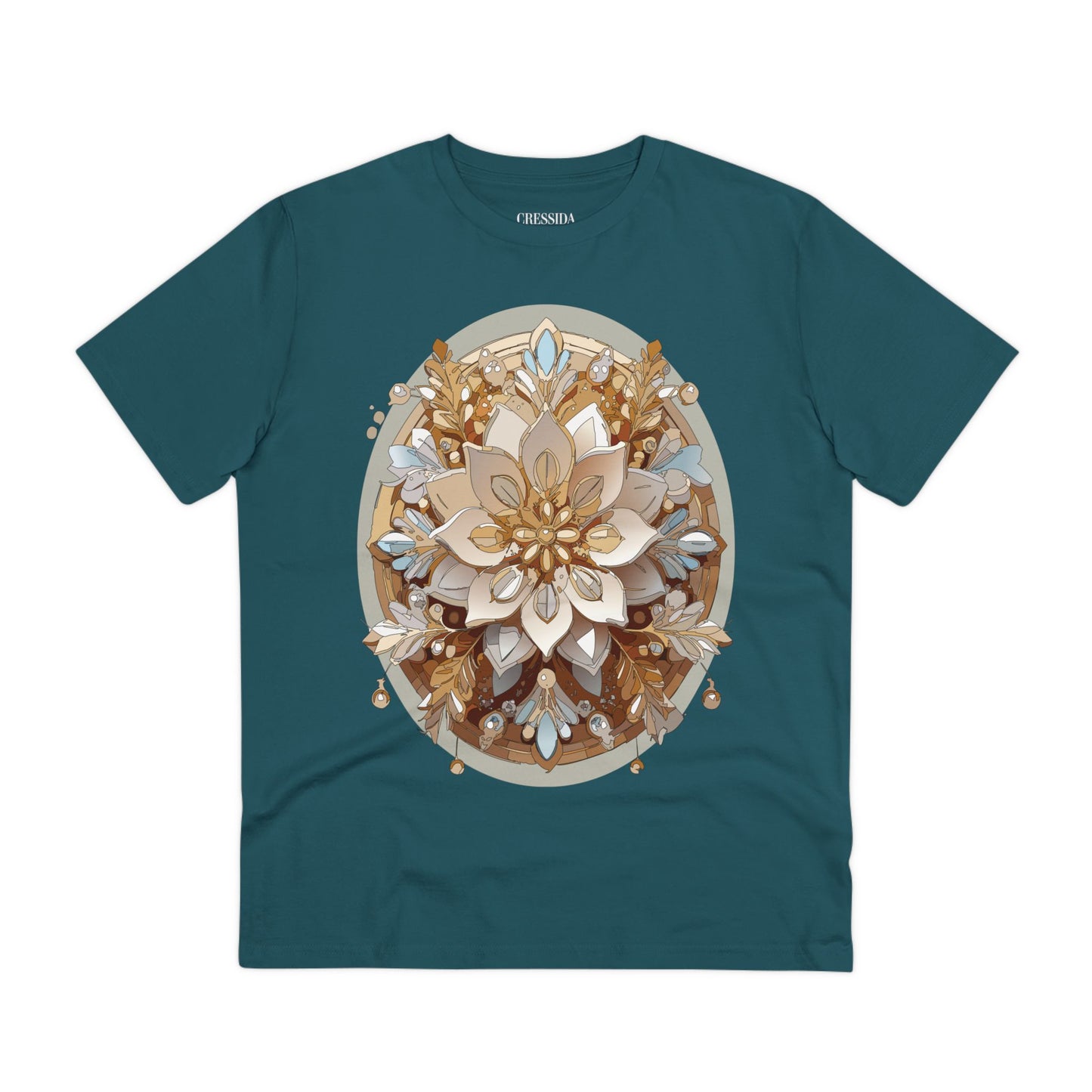 Organic T-shirt with Flower