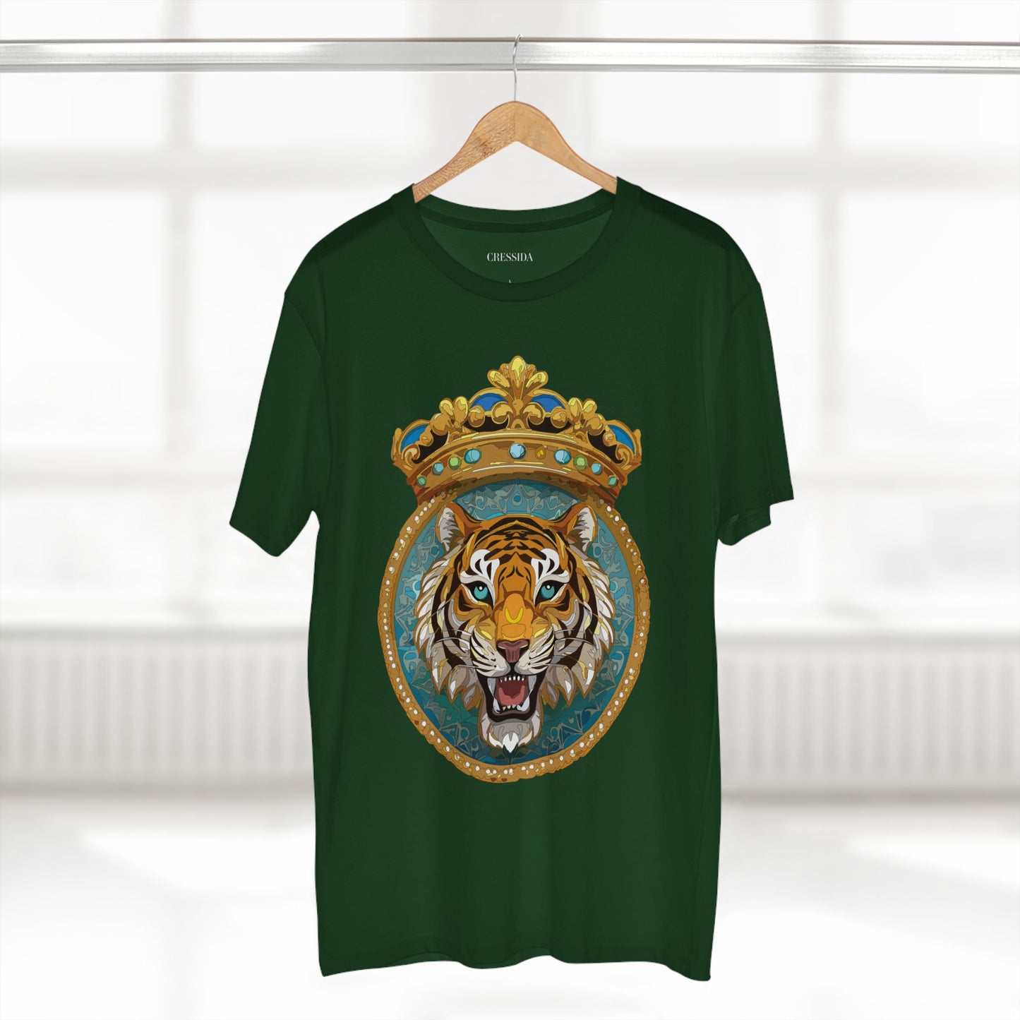 Unisex Animal Art Tee With Antique Medallion Design Premium Cotton Shirt
