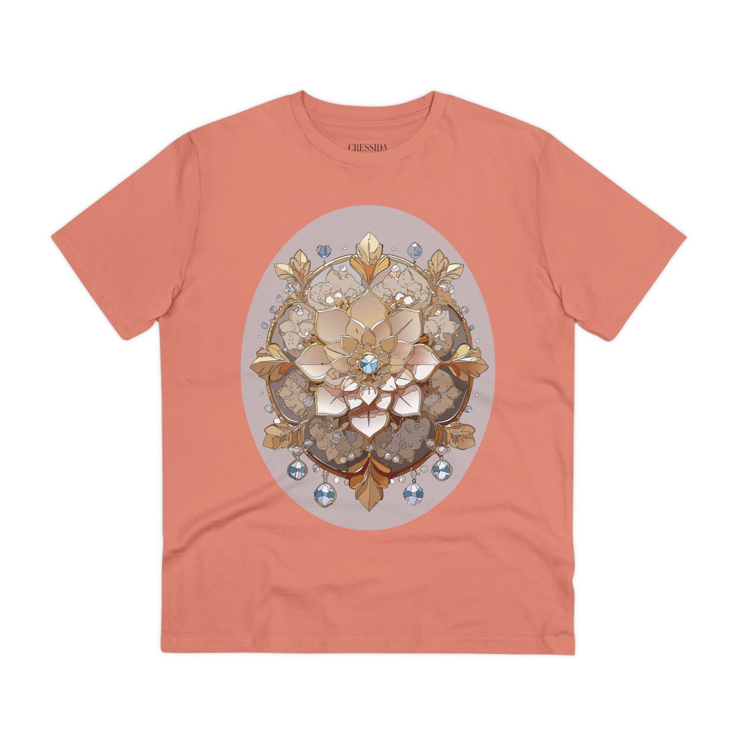 Organic T-shirt with Flower