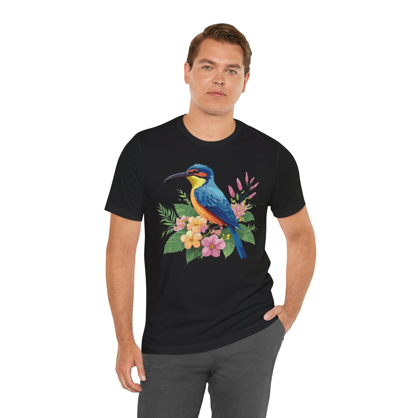 Unisex Animal Shirt, Tee Shirt with Animals, Art Design Tee Shirt, Wild Animals Shirt