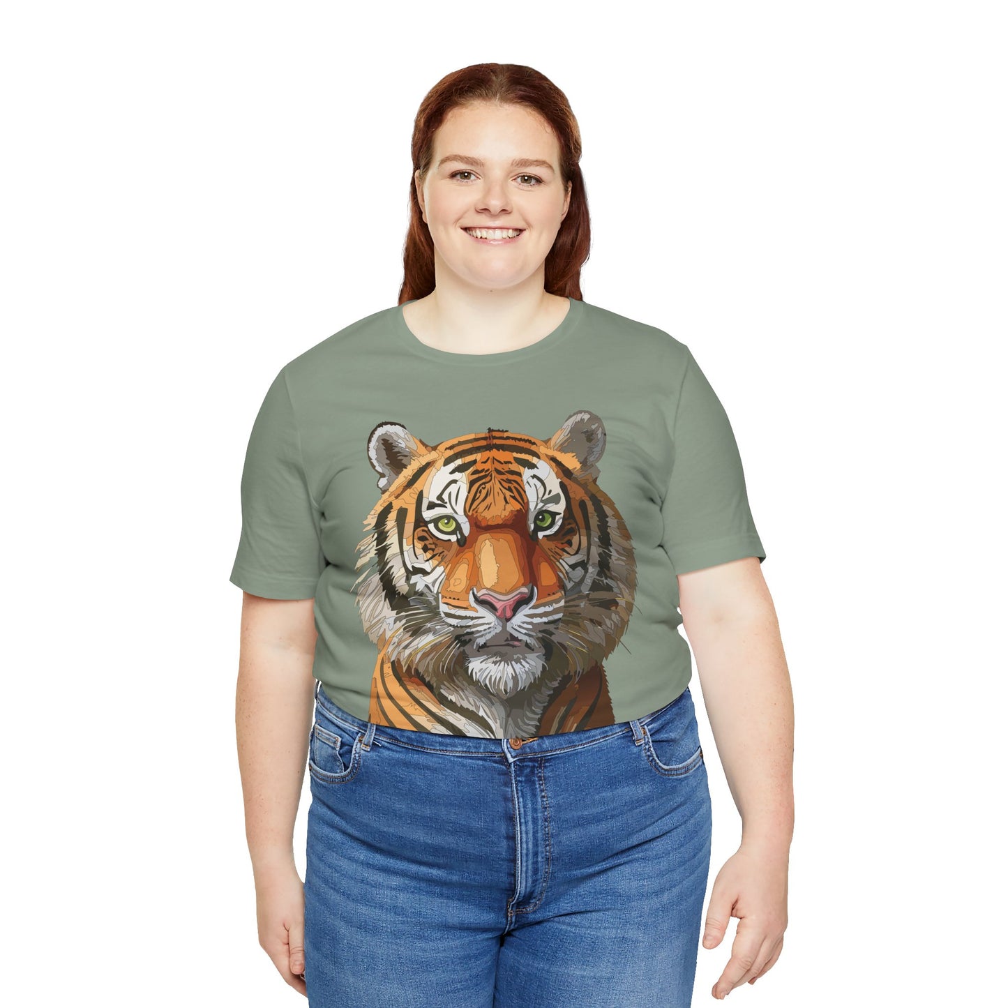 Unisex Animal Shirt, Tee Shirt with Animals, Art Design Tee Shirt, Wild Animals Shirt