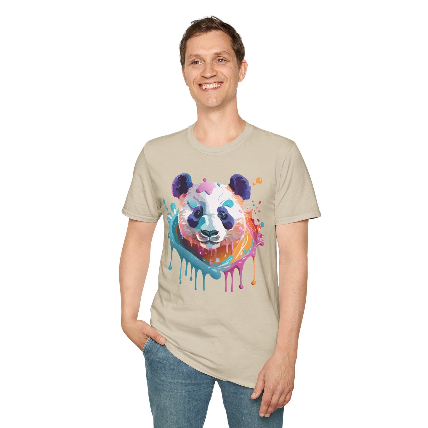 Panda Shirt, T Shirt with Panda, Animal Shirt, Tee Shirt with Animals
