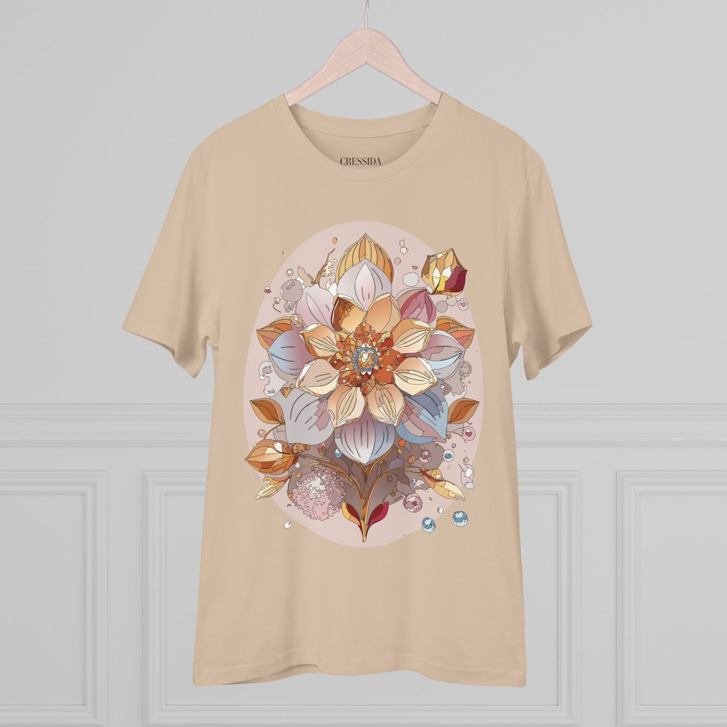 Organic T-shirt with Flower