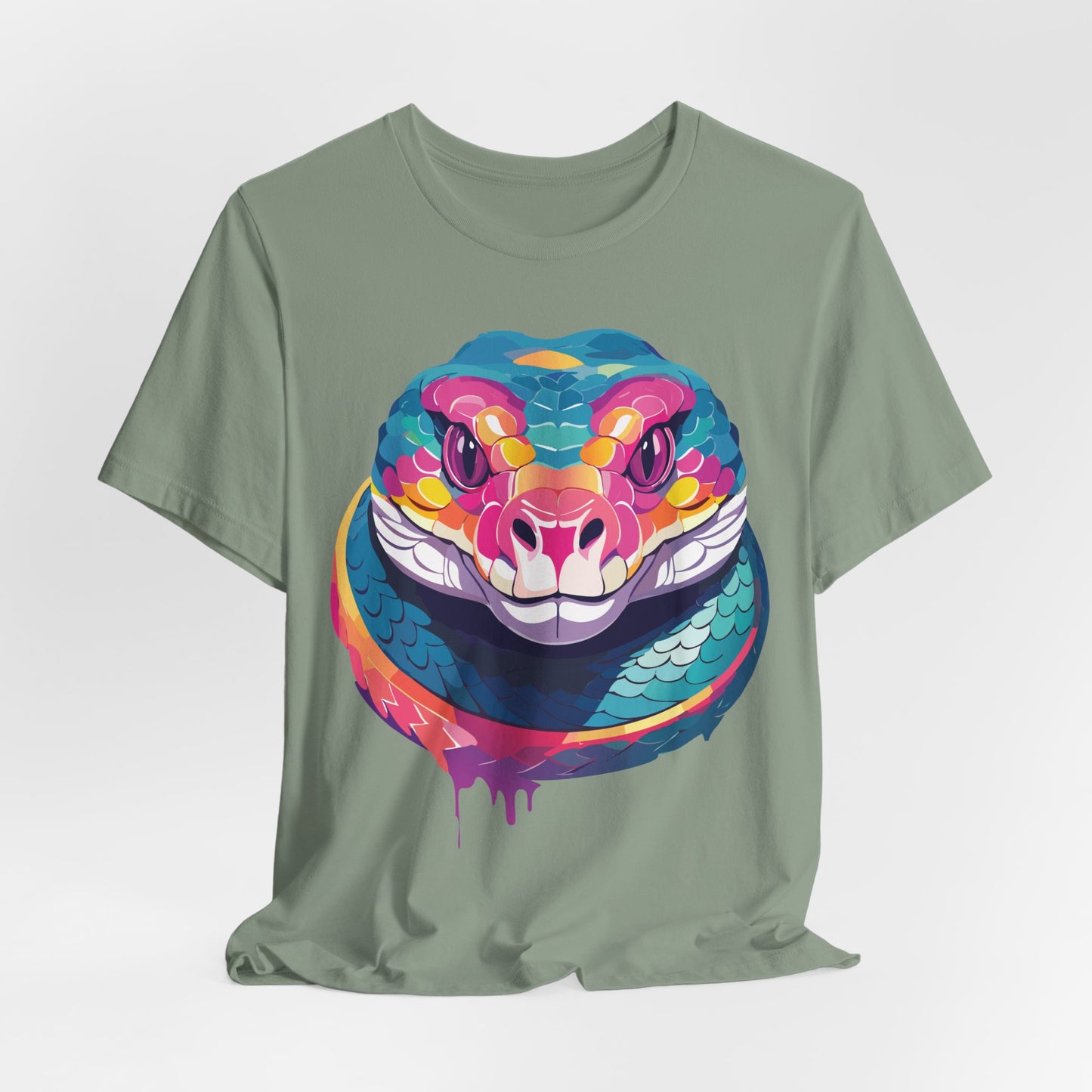 Unisex Animal Shirt, Tee Shirt with Animals, Art Design Tee Shirt, Wild Animals Shirt