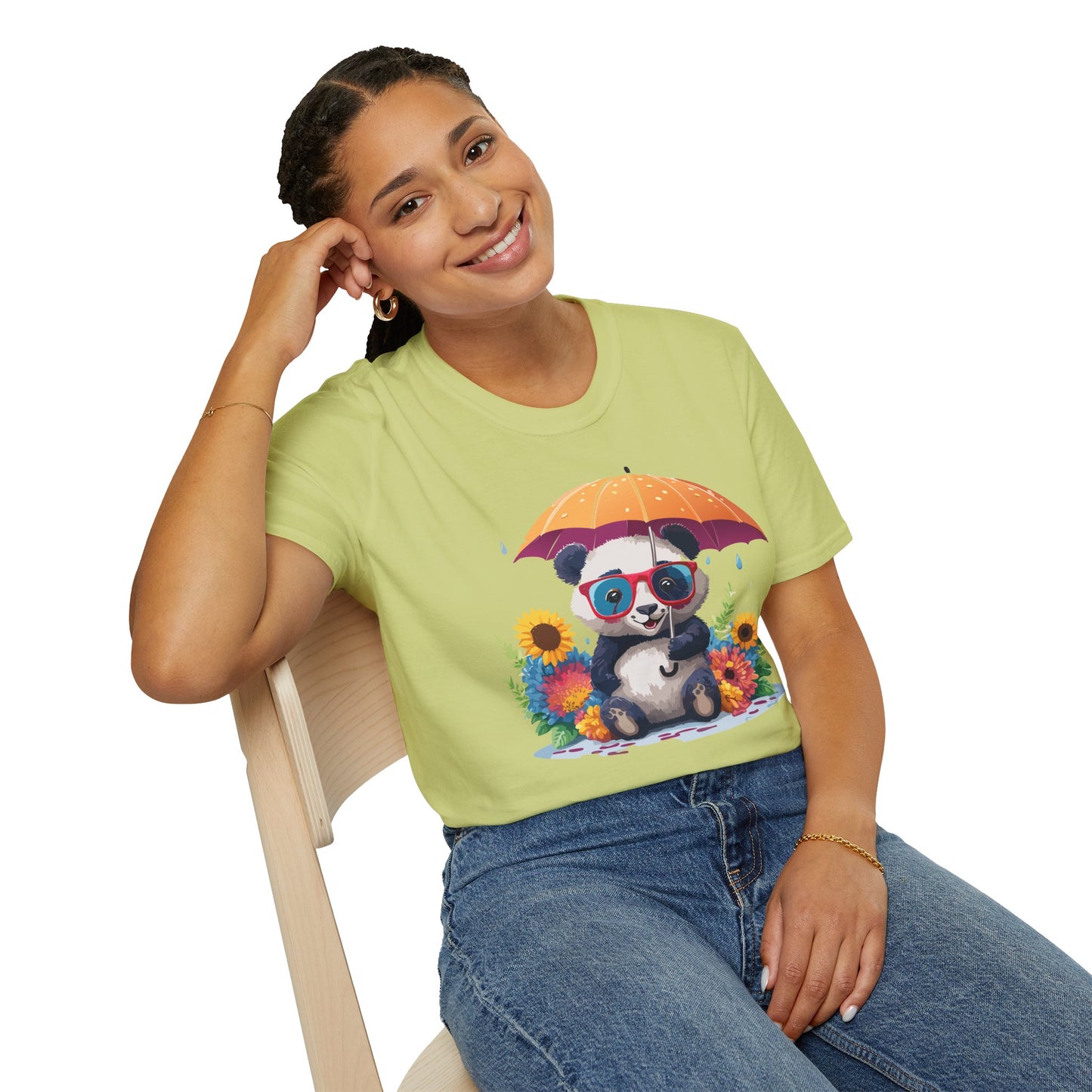 Panda Shirt, T Shirt with Panda, Animal Shirt, Tee Shirt with Animals
