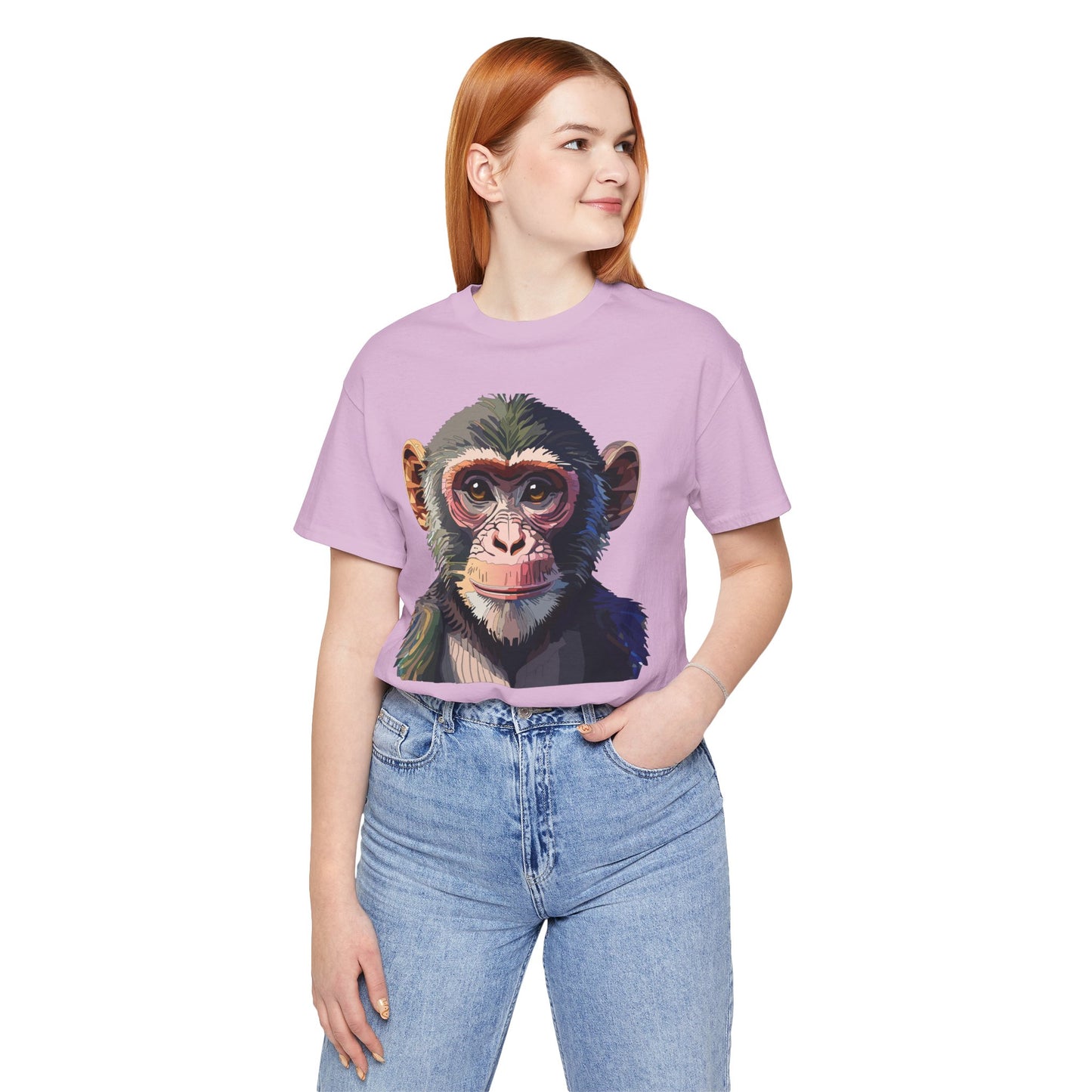Unisex Animal Shirt, Tee Shirt with Animals, Art Design Tee Shirt, Wild Animals Shirt