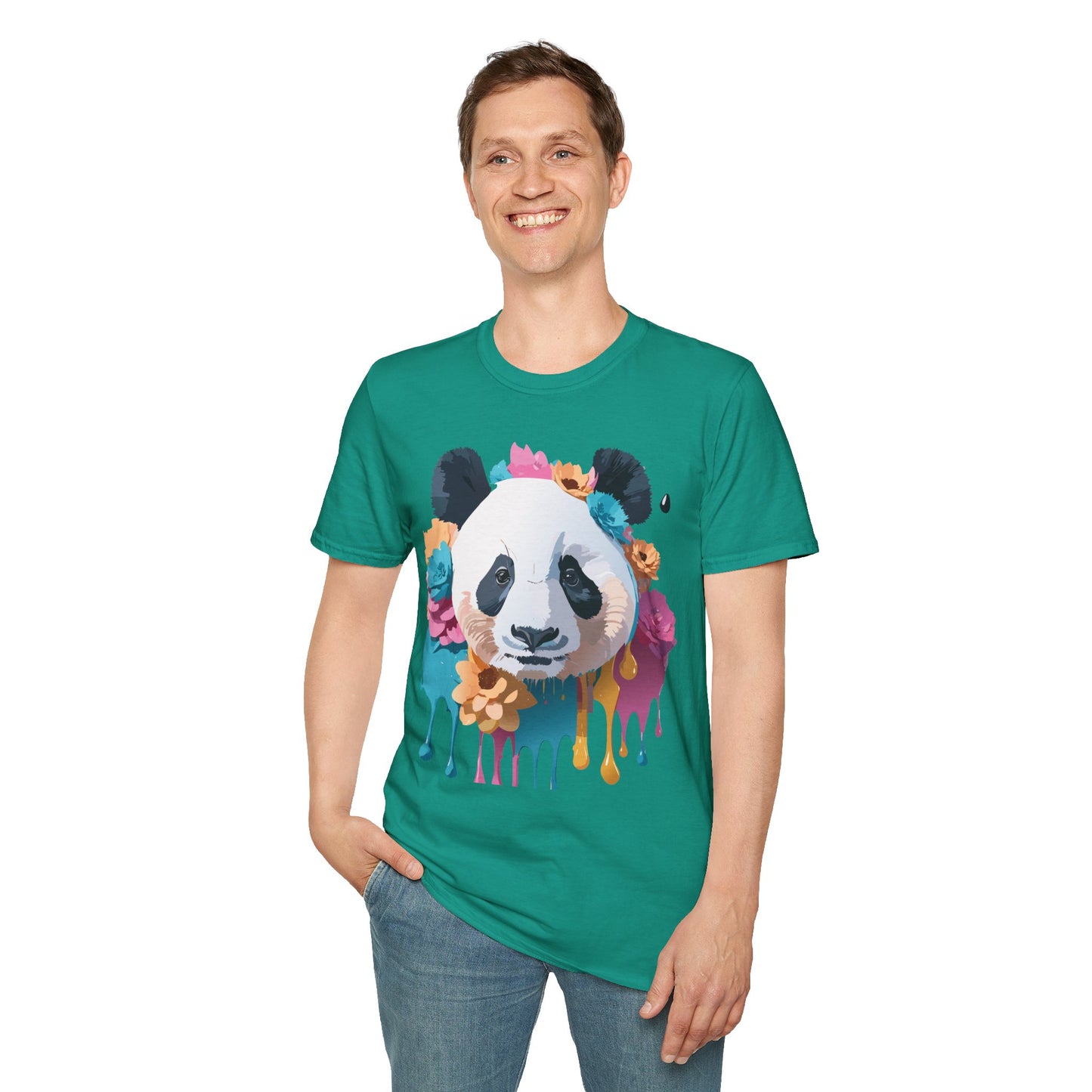 Panda Shirt, T Shirt with Panda, Animal Shirt, Tee Shirt with Animals