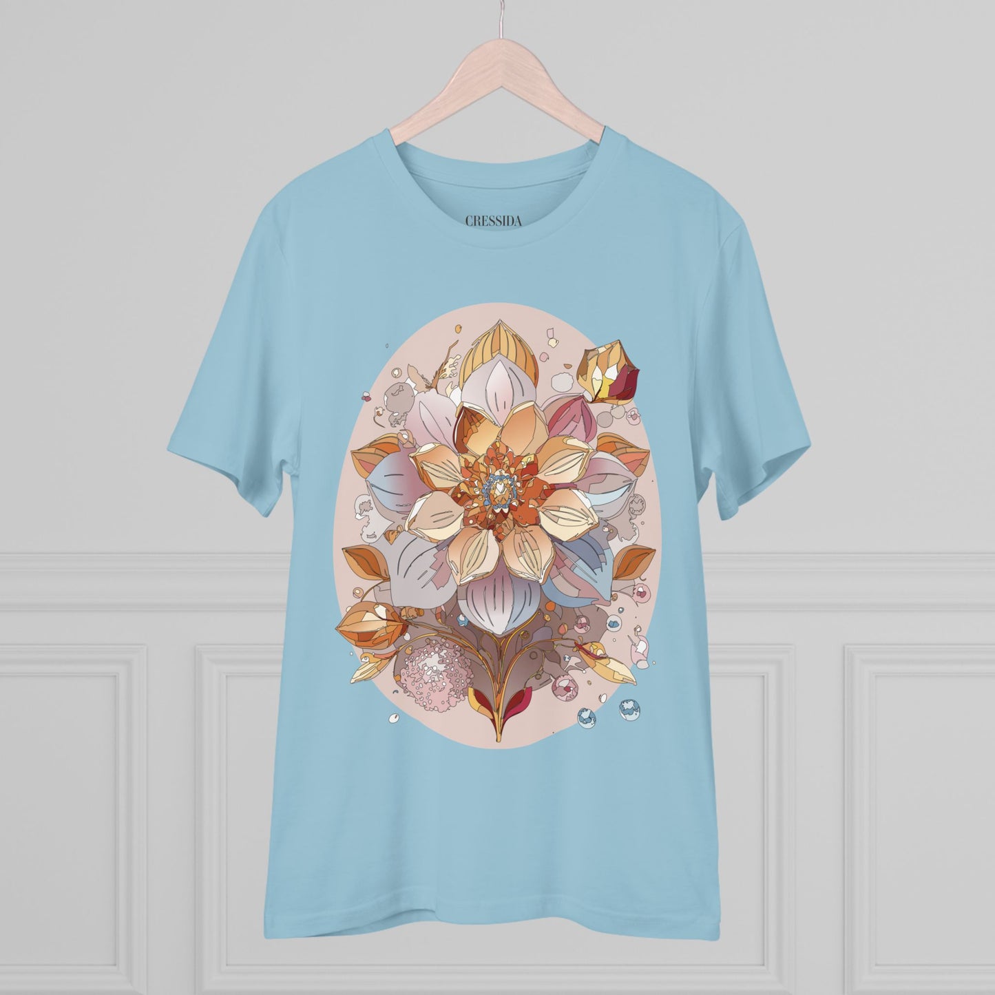 Organic T-shirt with Flower