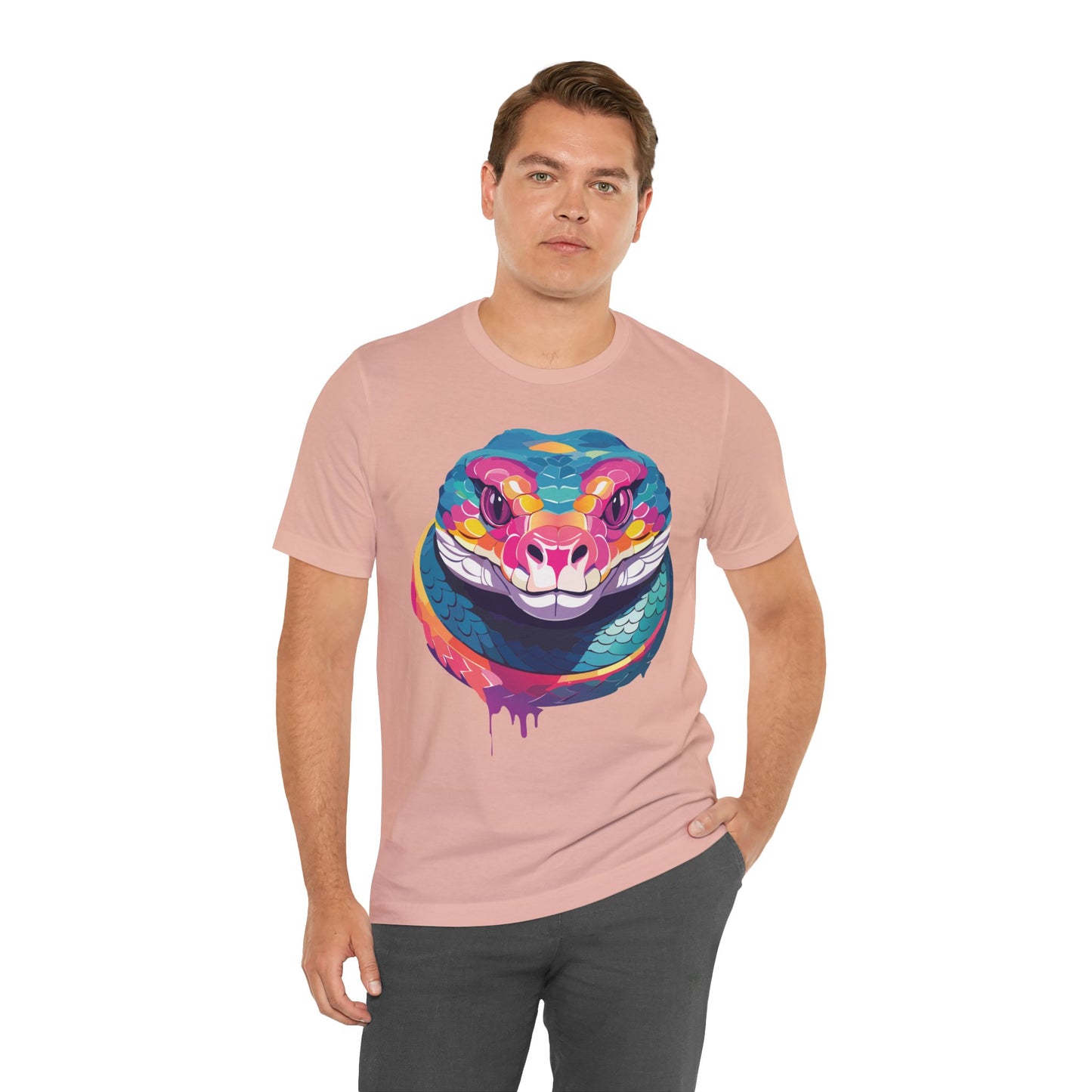 Unisex Animal Shirt, Tee Shirt with Animals, Art Design Tee Shirt, Wild Animals Shirt
