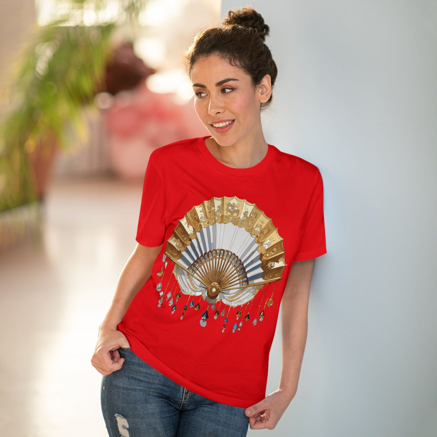 Organic T-shirt with Fan