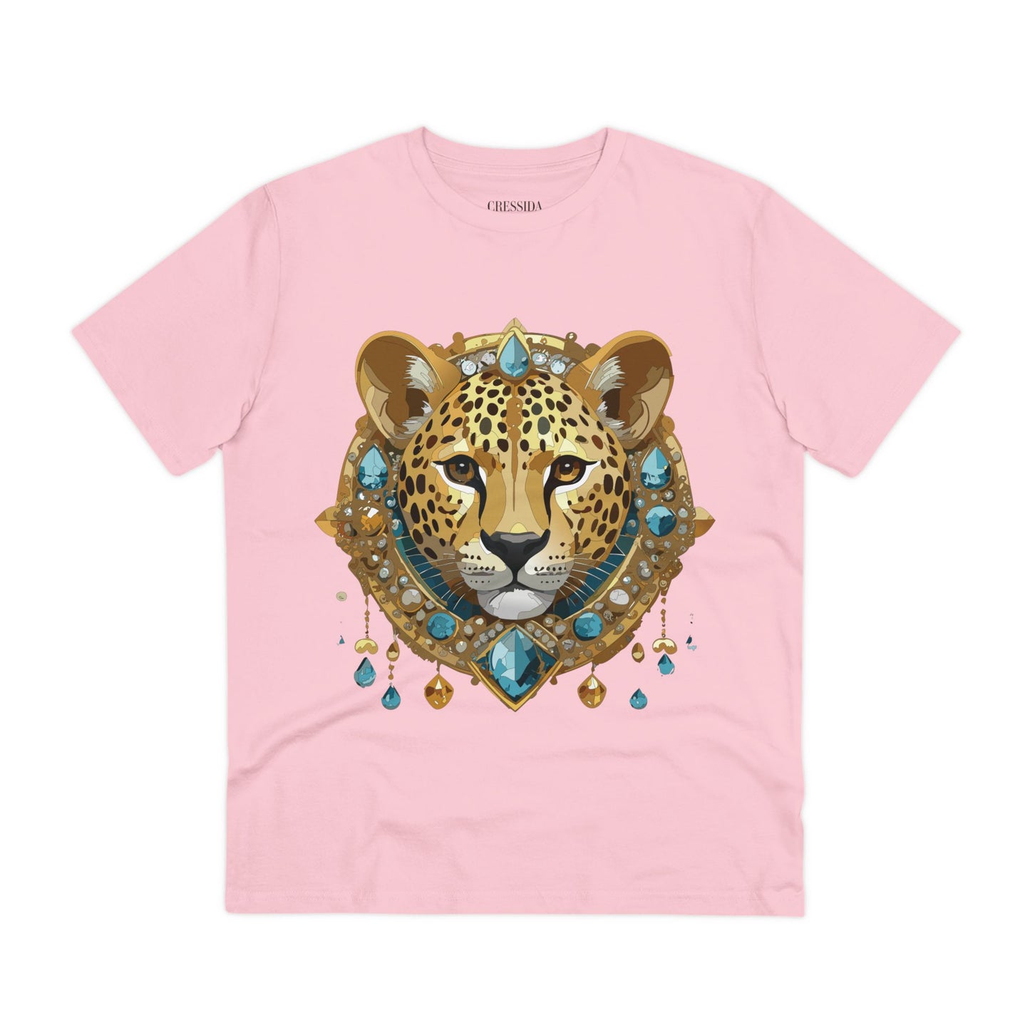 Organic T-shirt with Animals - Cheetah