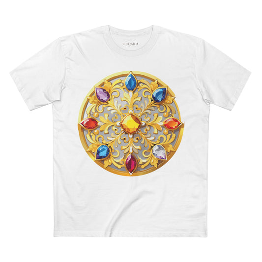 Medallion Shirt, Shirt with Medallion, Tee Shirt with Medal