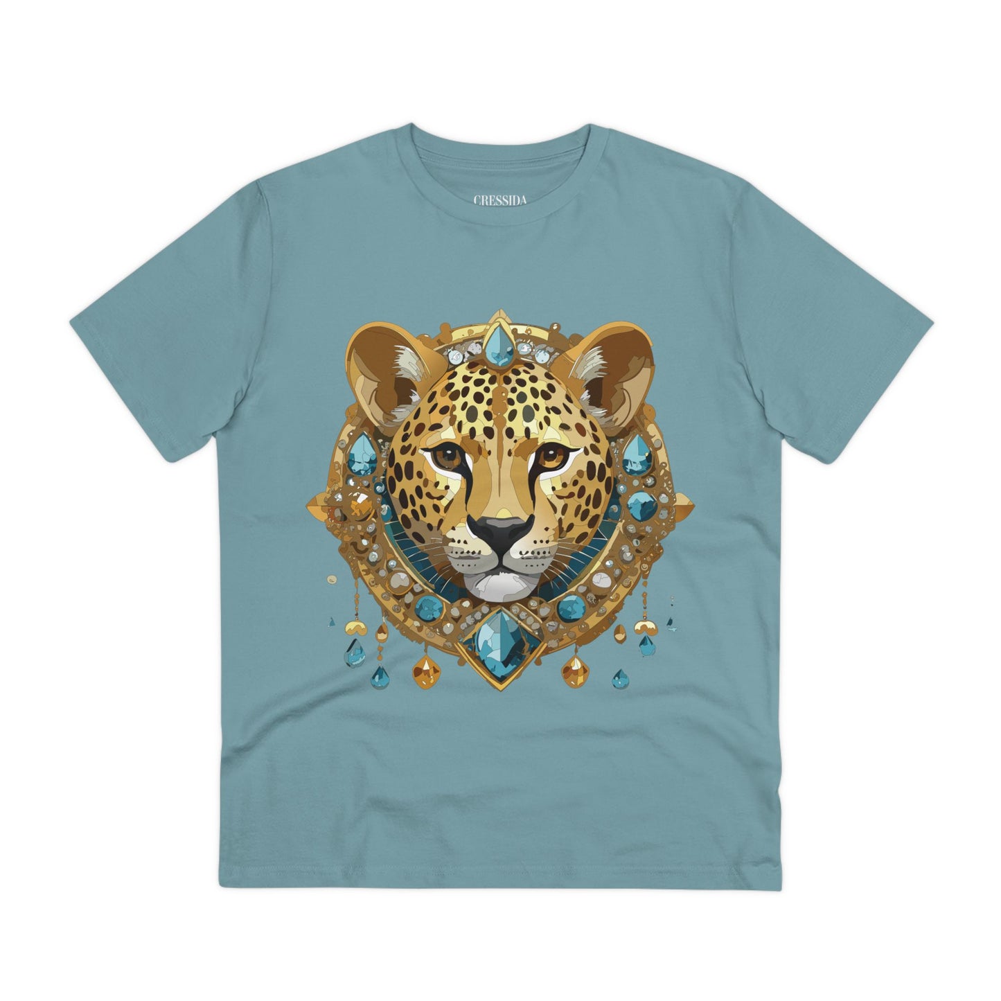 Organic T-shirt with Animals - Cheetah