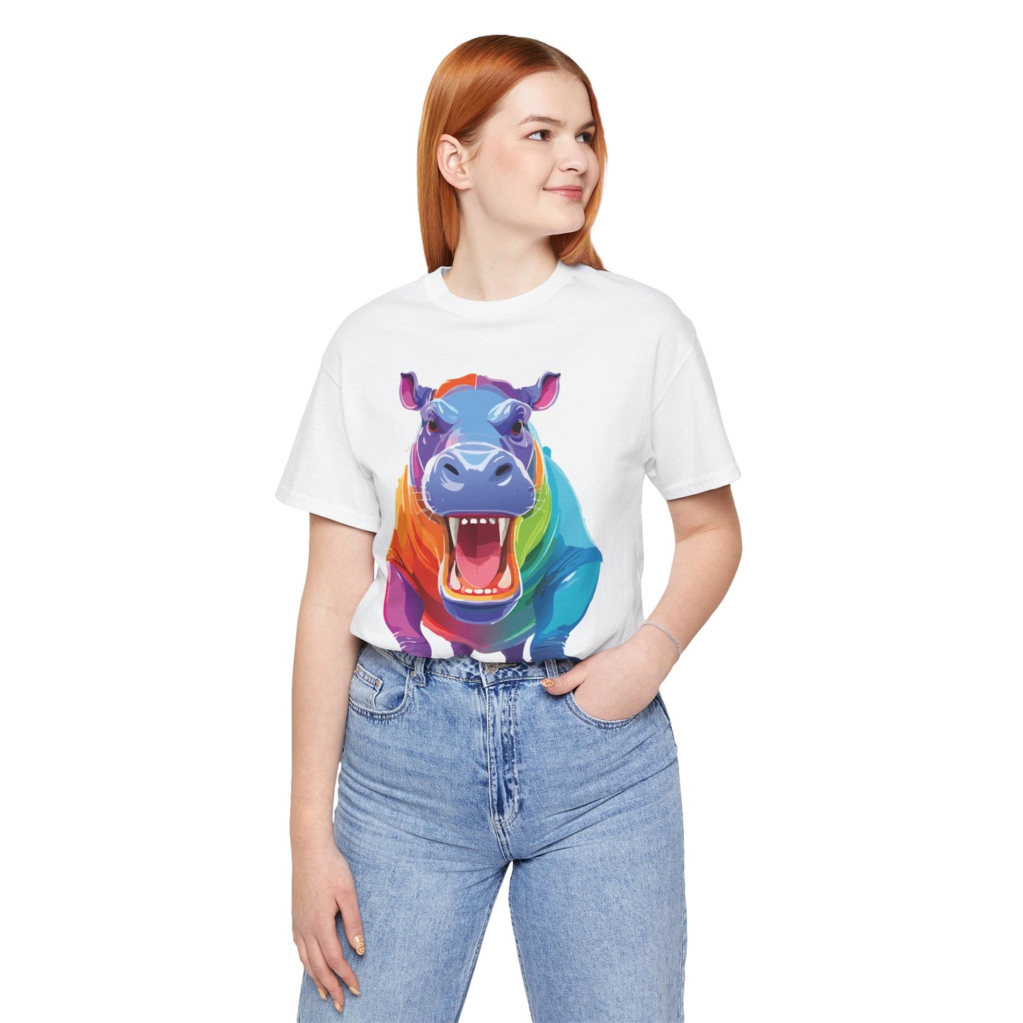 Unisex Animal Shirt, Tee Shirt with Animals, Art Design Tee Shirt, Wild Animals Shirt