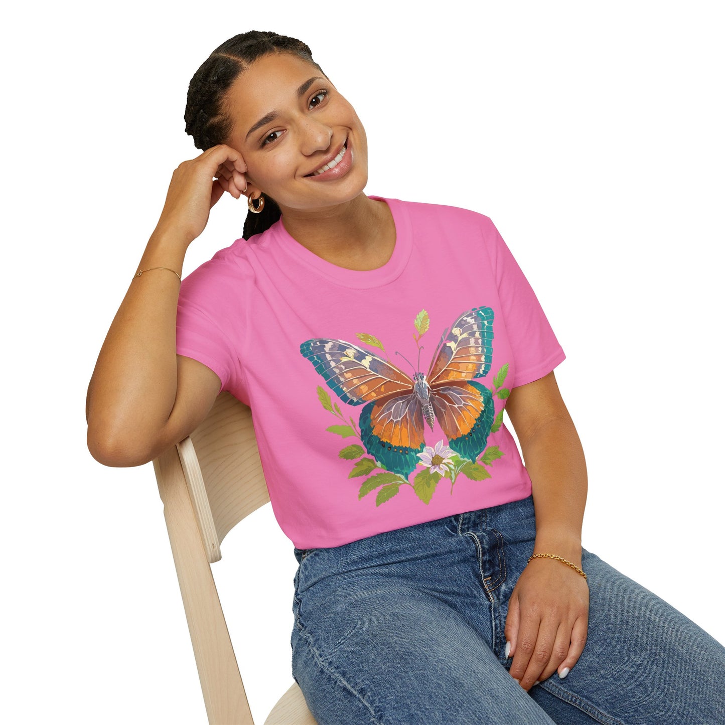Butterfly Shirt, T Shirt with Butterfly, Monarch Shirt