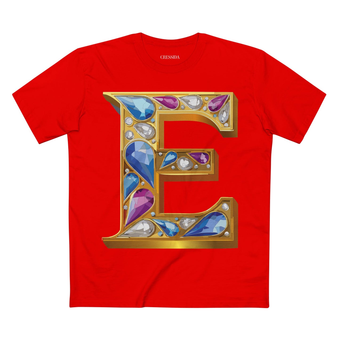 Letter Shirt, Shirt with Letters, Tee Shirt with Gold Letters