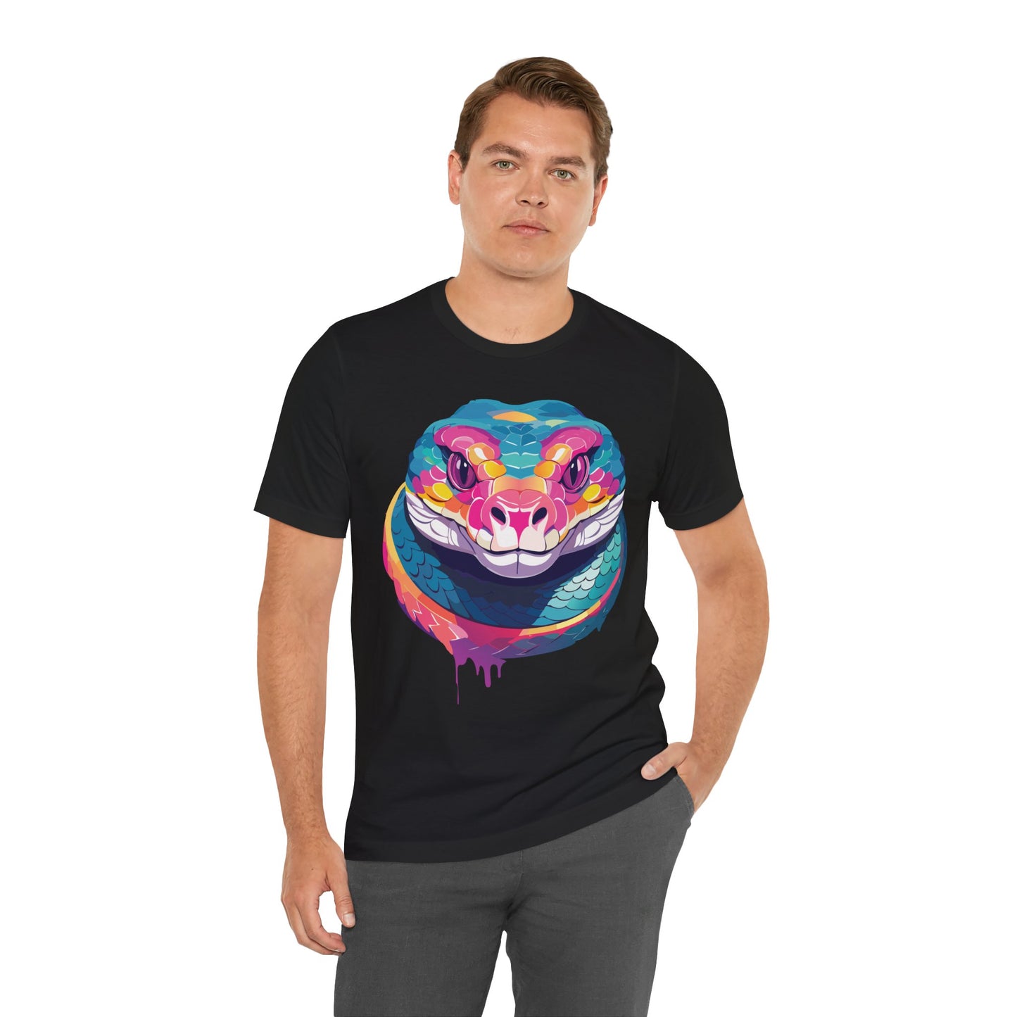 Unisex Animal Shirt, Tee Shirt with Animals, Art Design Tee Shirt, Wild Animals Shirt