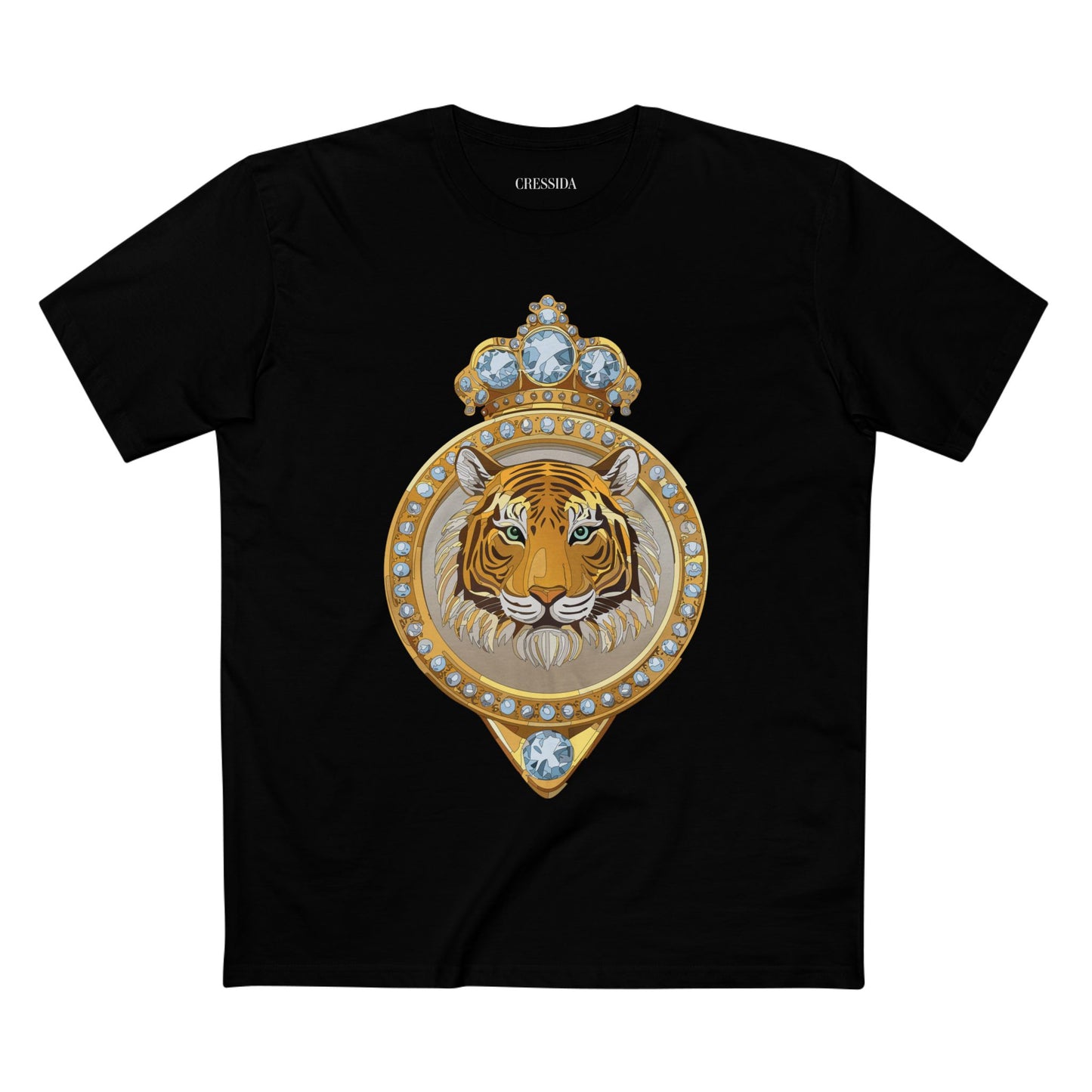 Unisex Antique Animal Medallion Premium Cotton Tee Shirt Artwork Edition