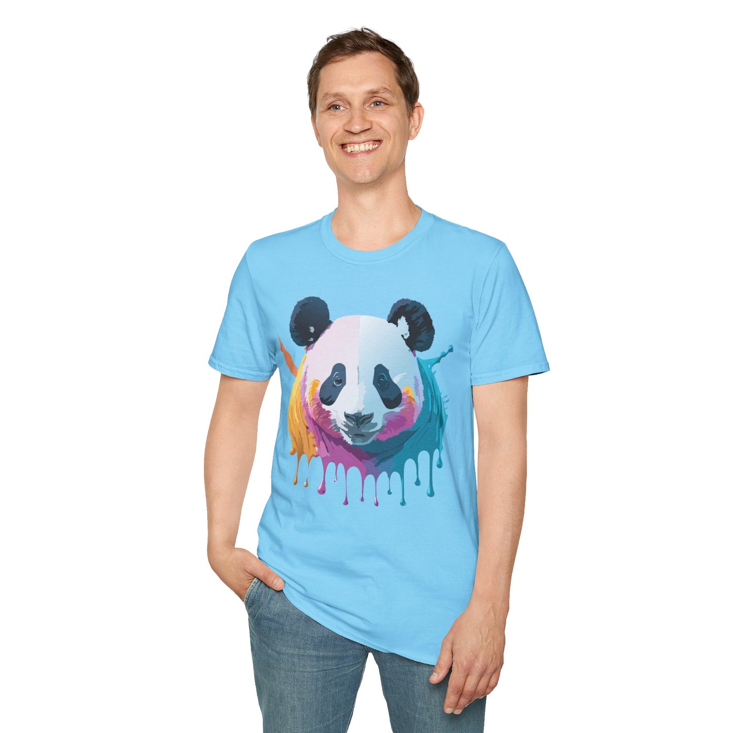 Panda Shirt, T Shirt with Panda, Animal Shirt, Tee Shirt with Animals