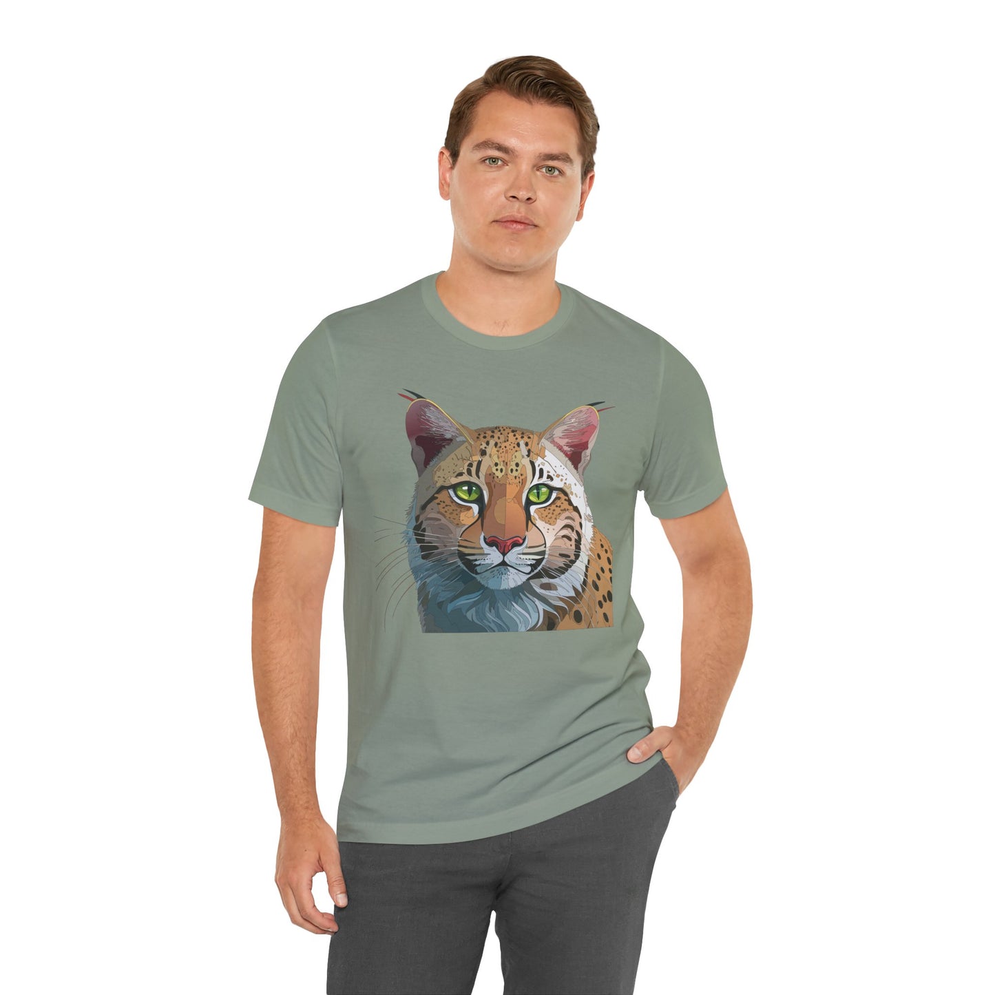 Unisex Animal Shirt, Tee Shirt with Animals, Art Design Tee Shirt, Wild Animals Shirt