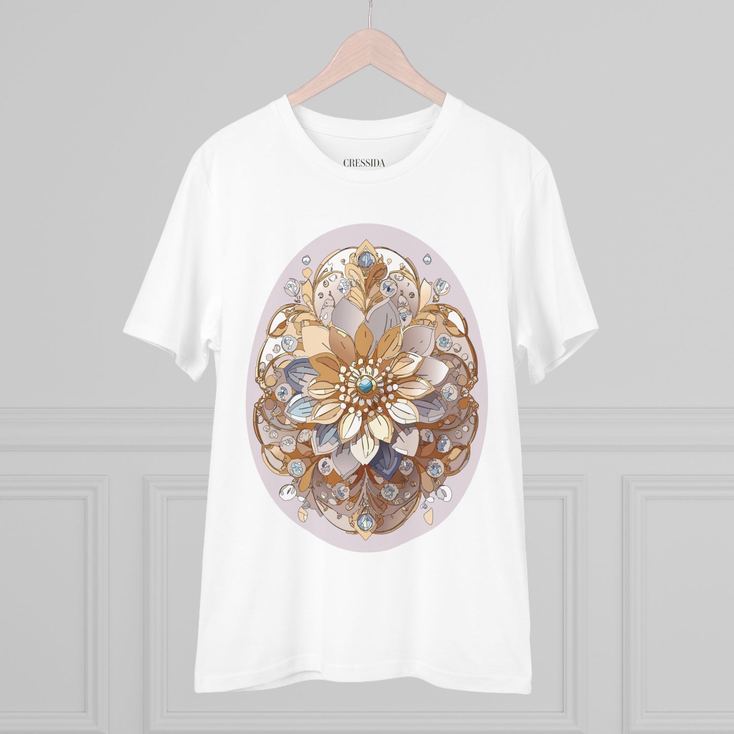 Organic T-shirt with Flower