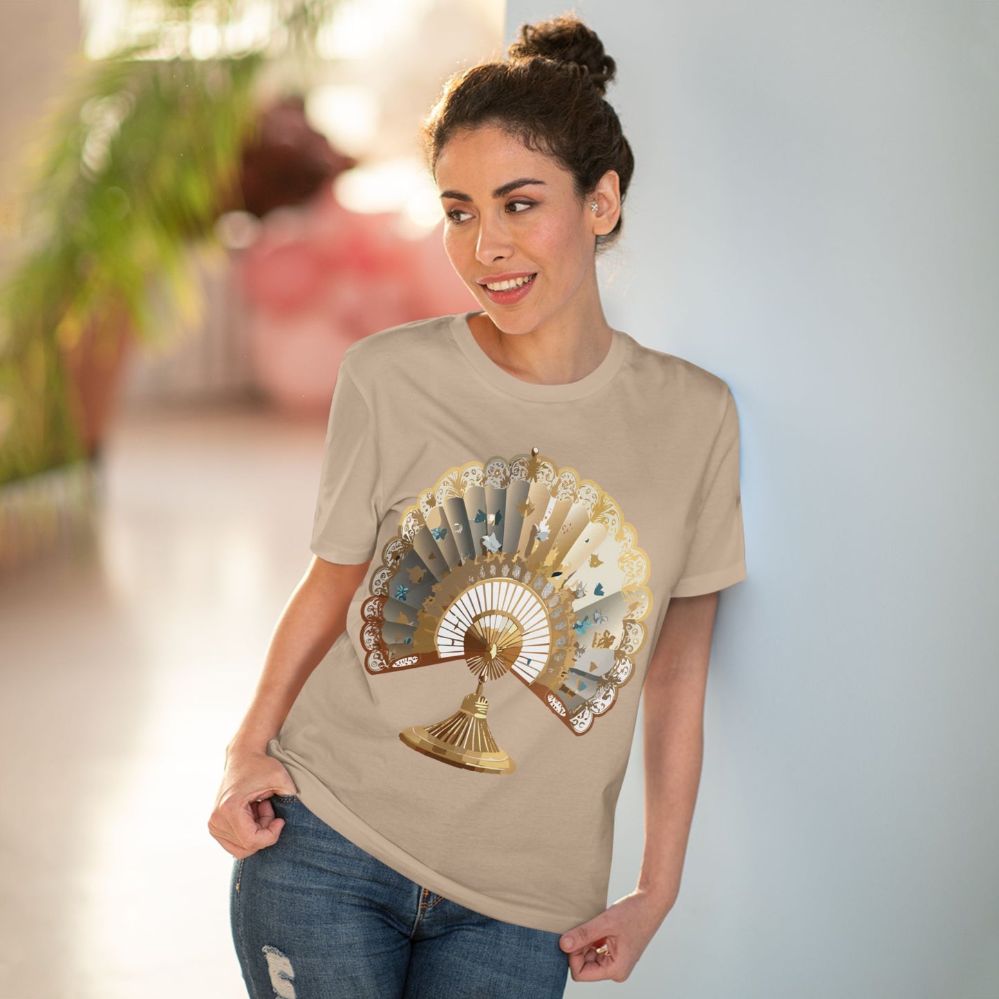 Organic T-shirt with Fan