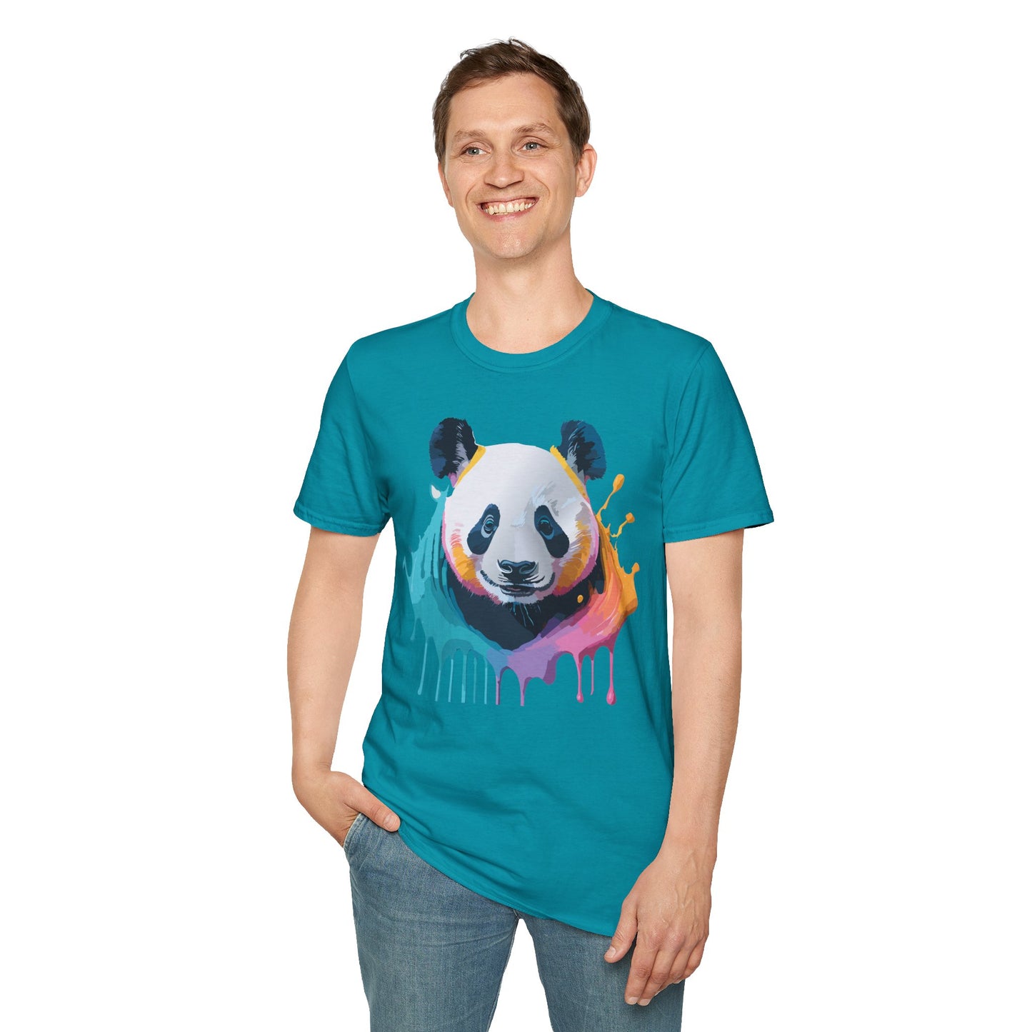 Panda Shirt, T Shirt with Panda, Animal Shirt, Tee Shirt with Animals