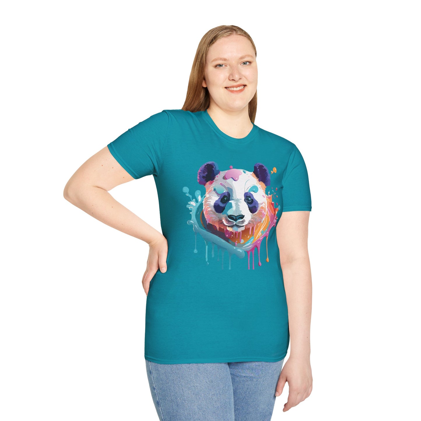 Panda Shirt, T Shirt with Panda, Animal Shirt, Tee Shirt with Animals