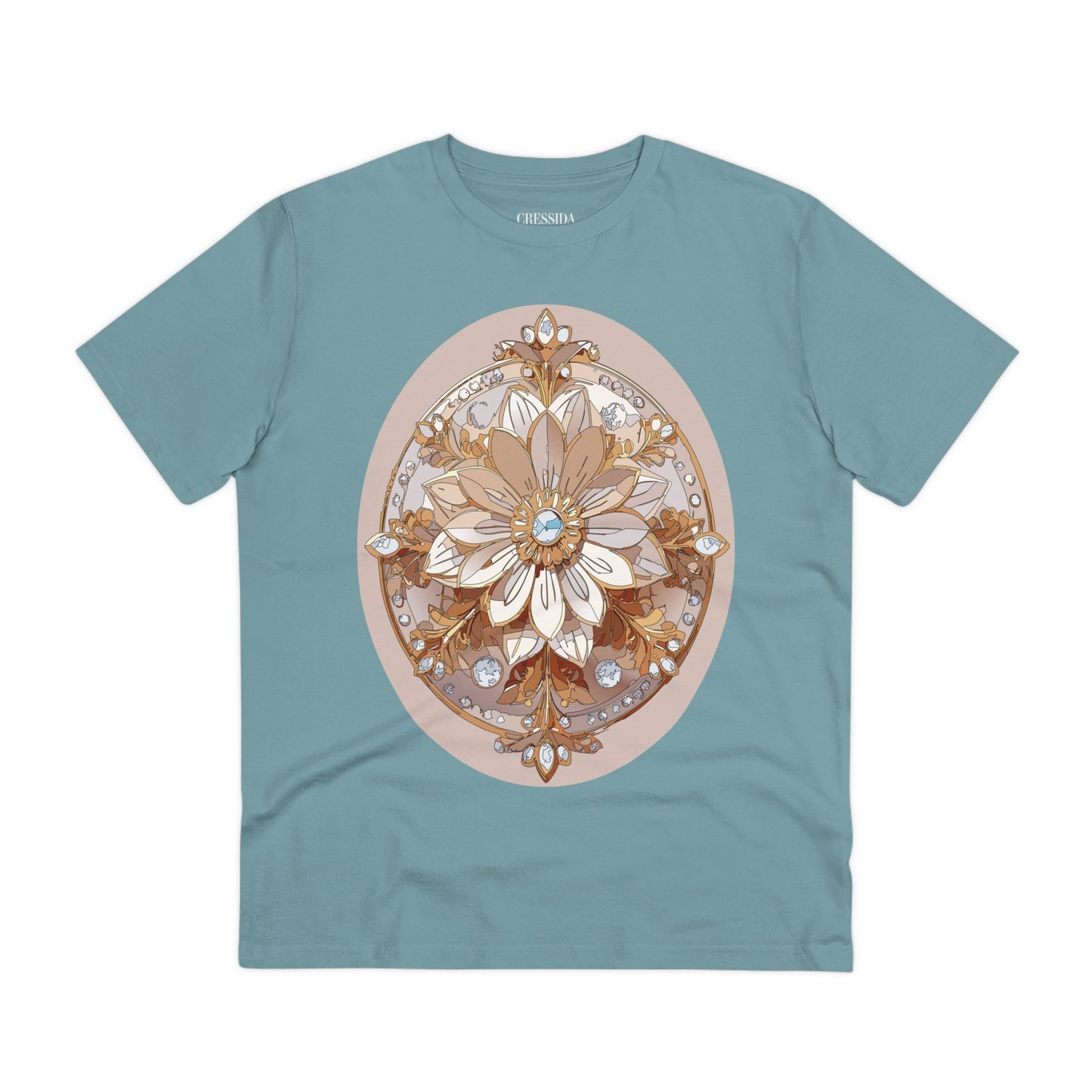 Organic T-shirt with Flower