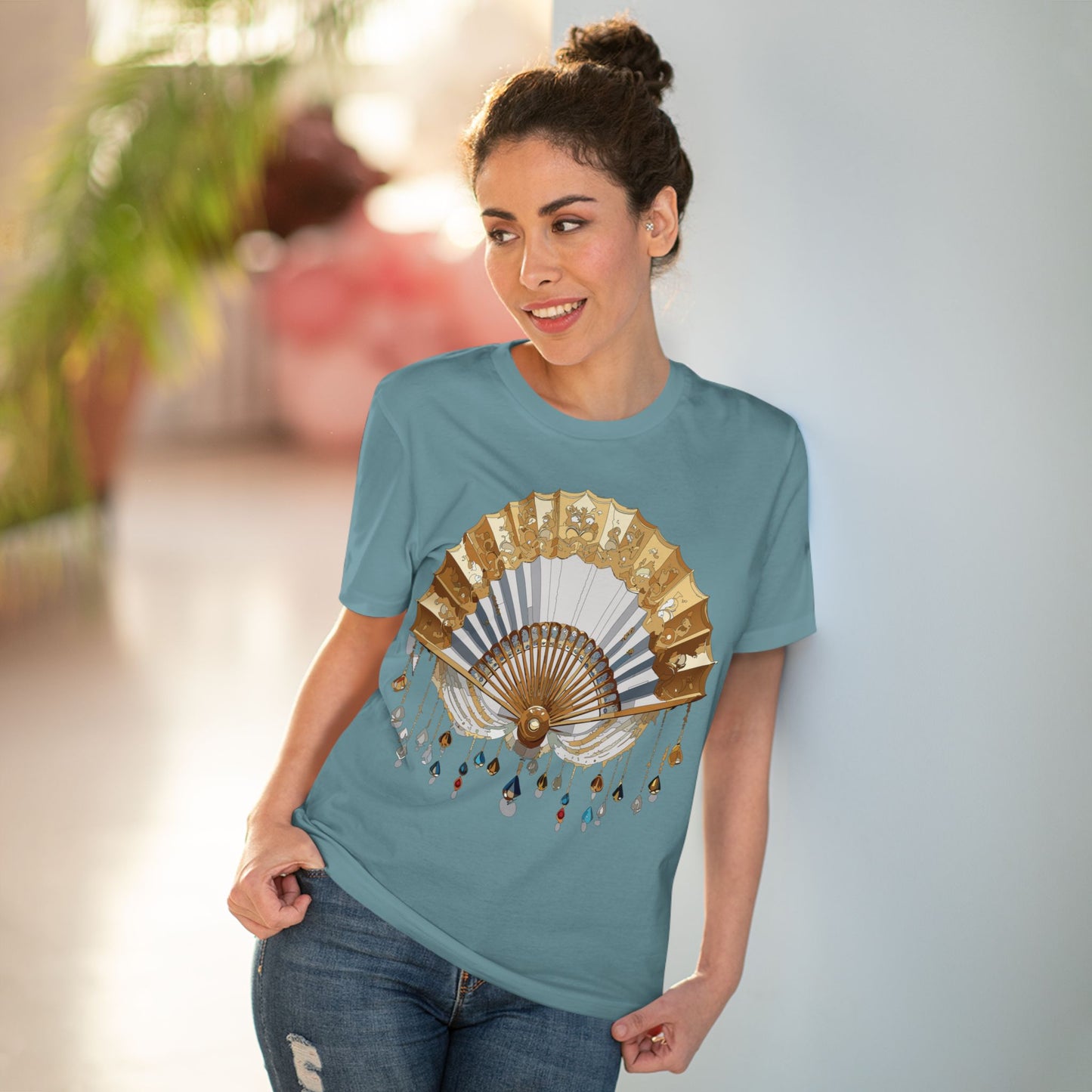 Organic T-shirt with Fan