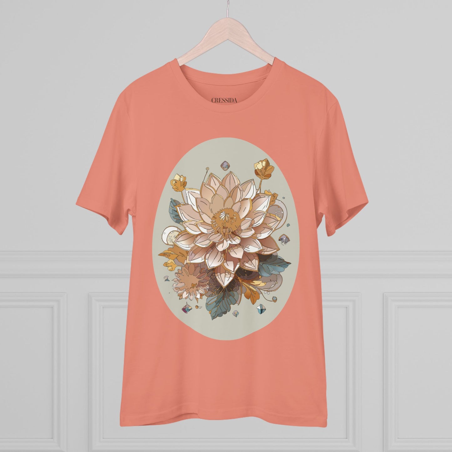 Organic T-shirt with Flower