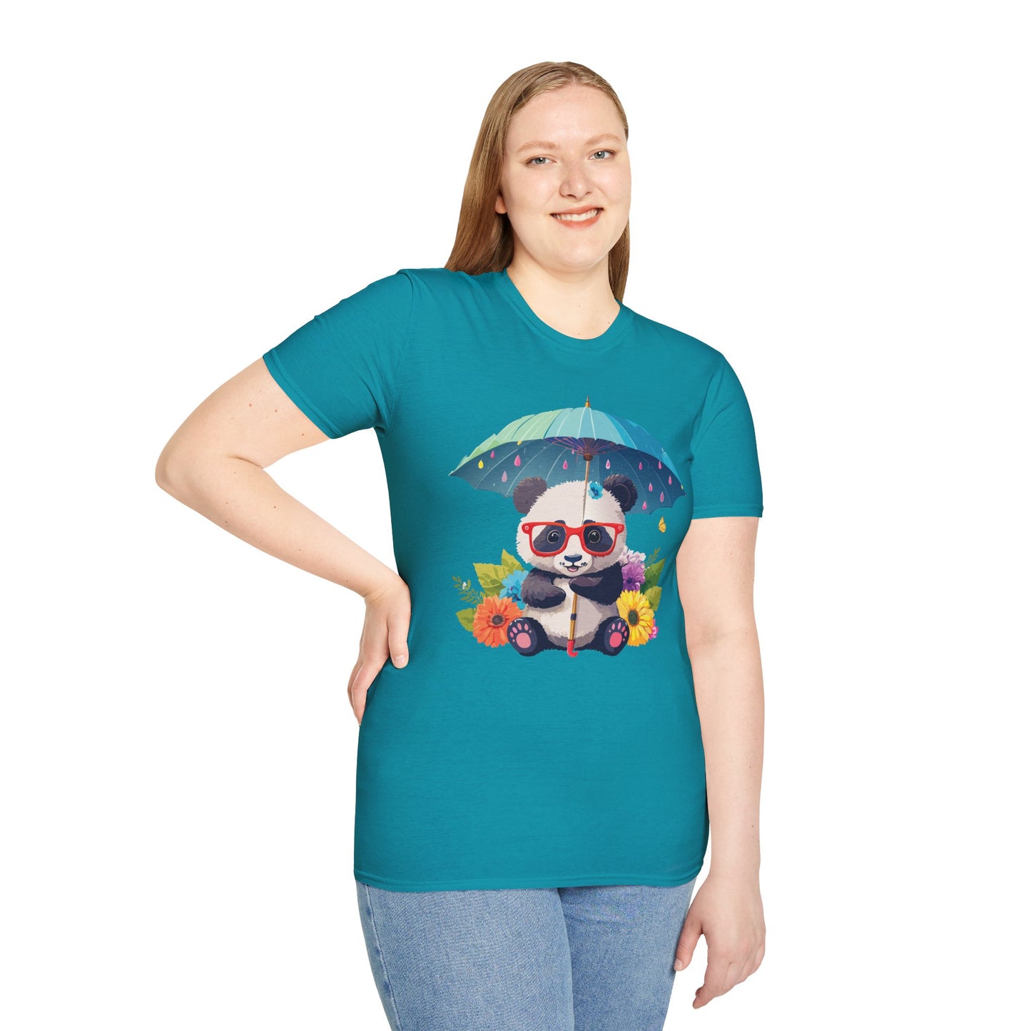 Panda Shirt, T Shirt with Panda, Animal Shirt, Tee Shirt with Animals