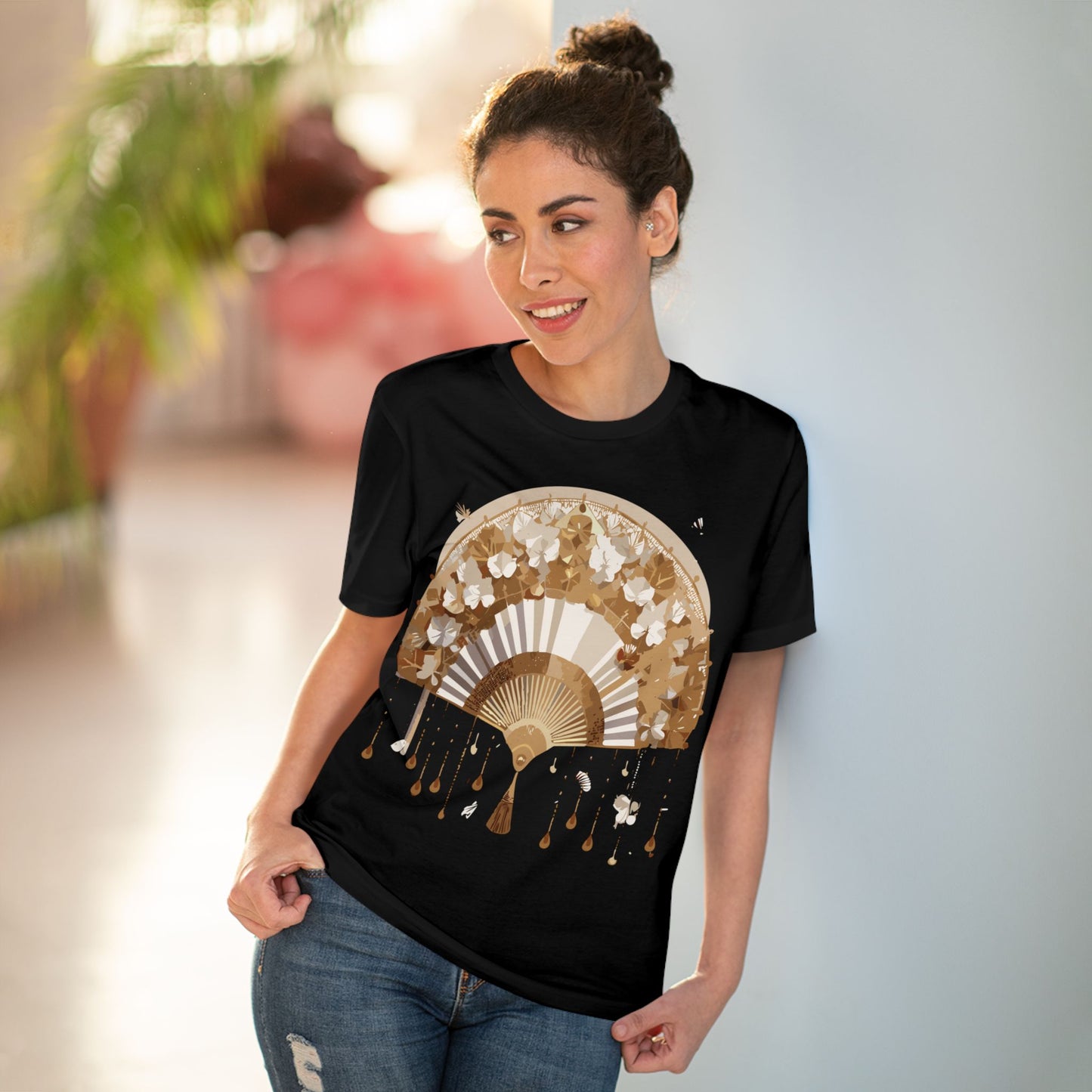 Organic T-shirt with Fan