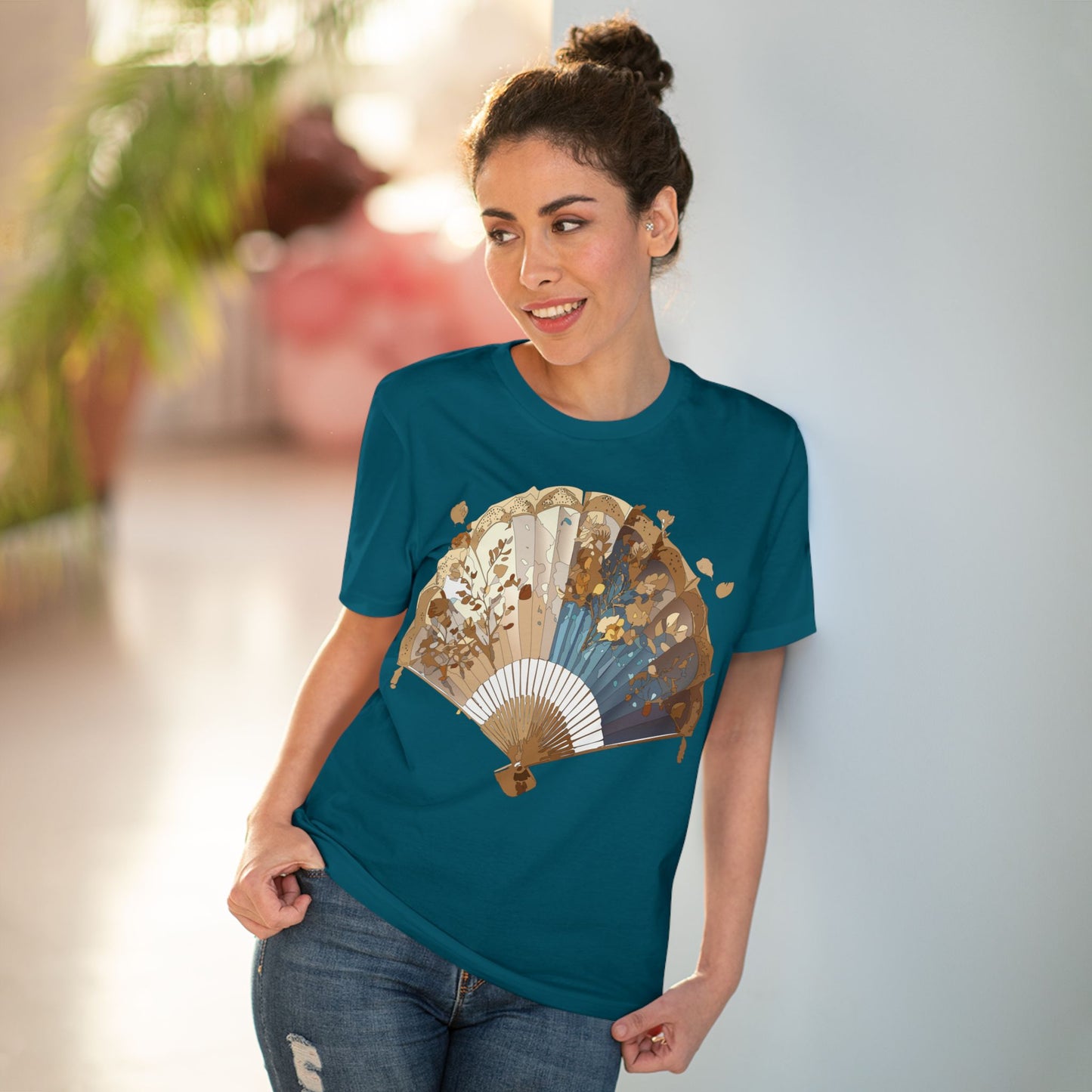 Organic T-shirt with Fan