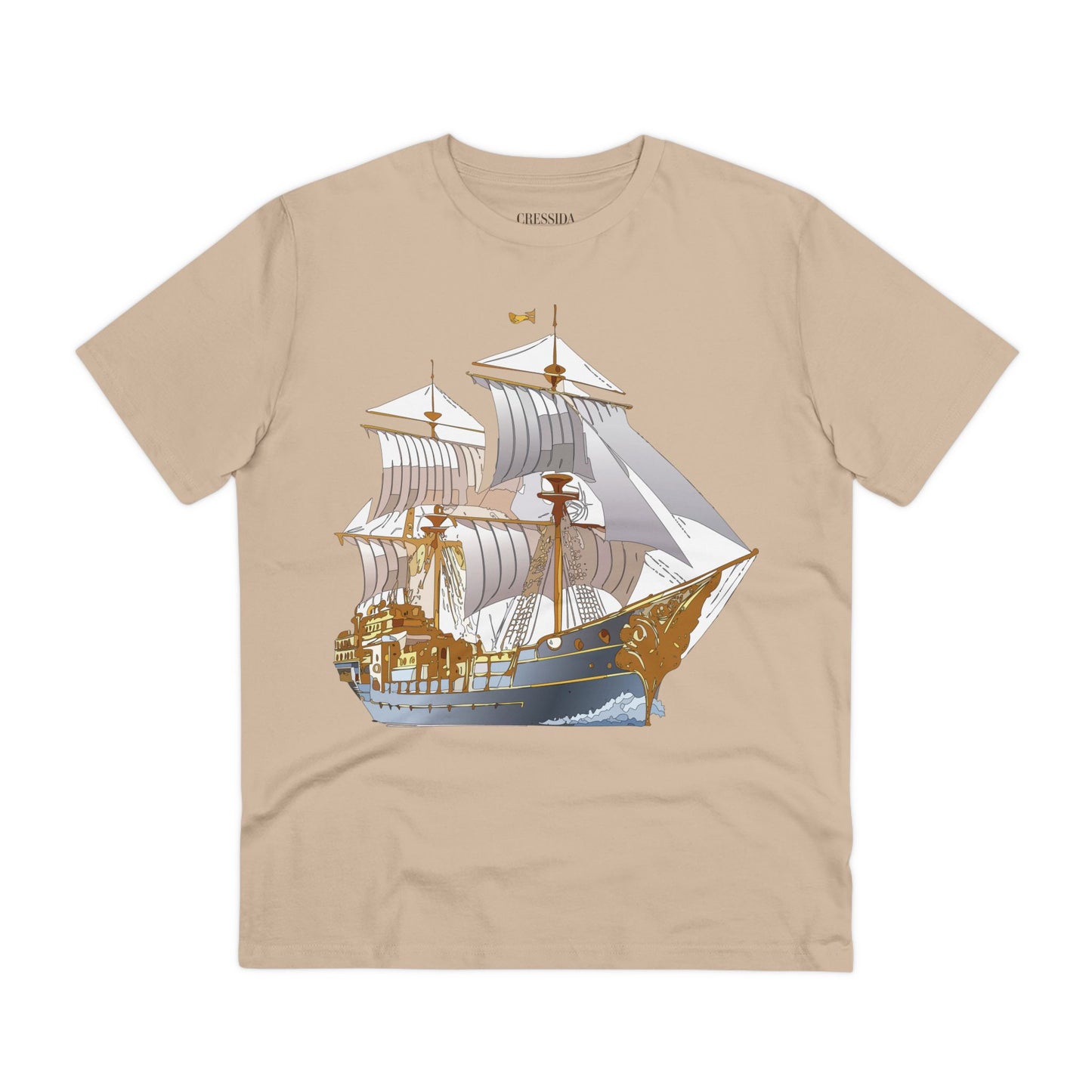 Organic T-shirt with Ship