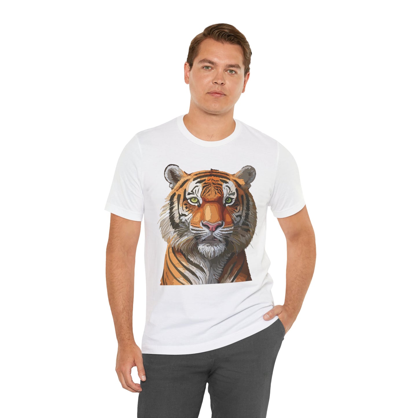 Unisex Animal Shirt, Tee Shirt with Animals, Art Design Tee Shirt, Wild Animals Shirt