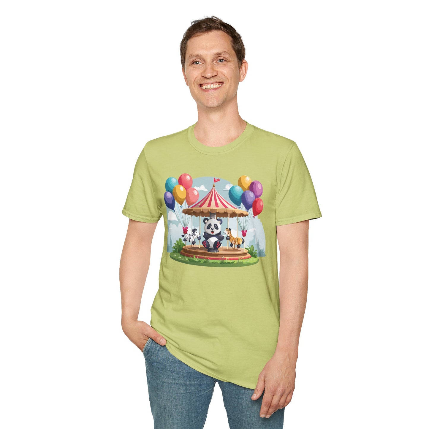 Panda Shirt, T Shirt with Panda, Animal Shirt, Tee Shirt with Animals