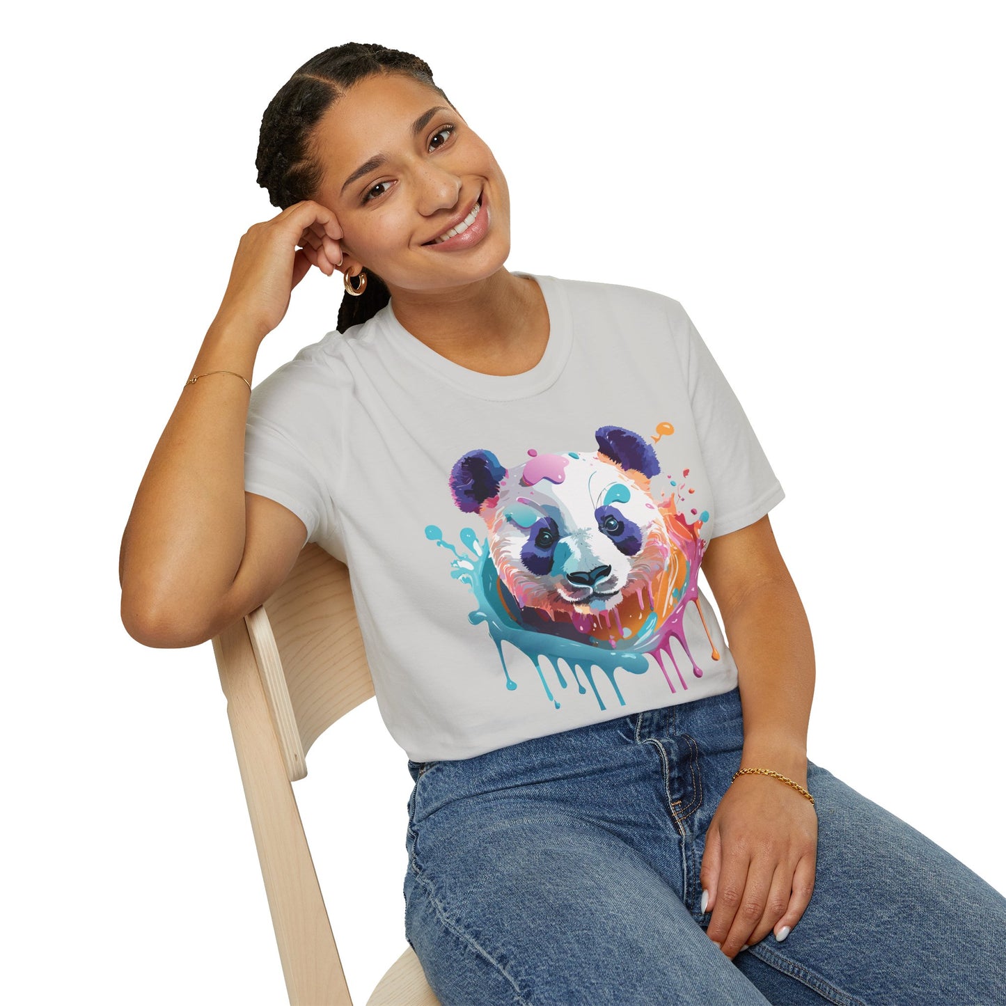 Panda Shirt, T Shirt with Panda, Animal Shirt, Tee Shirt with Animals
