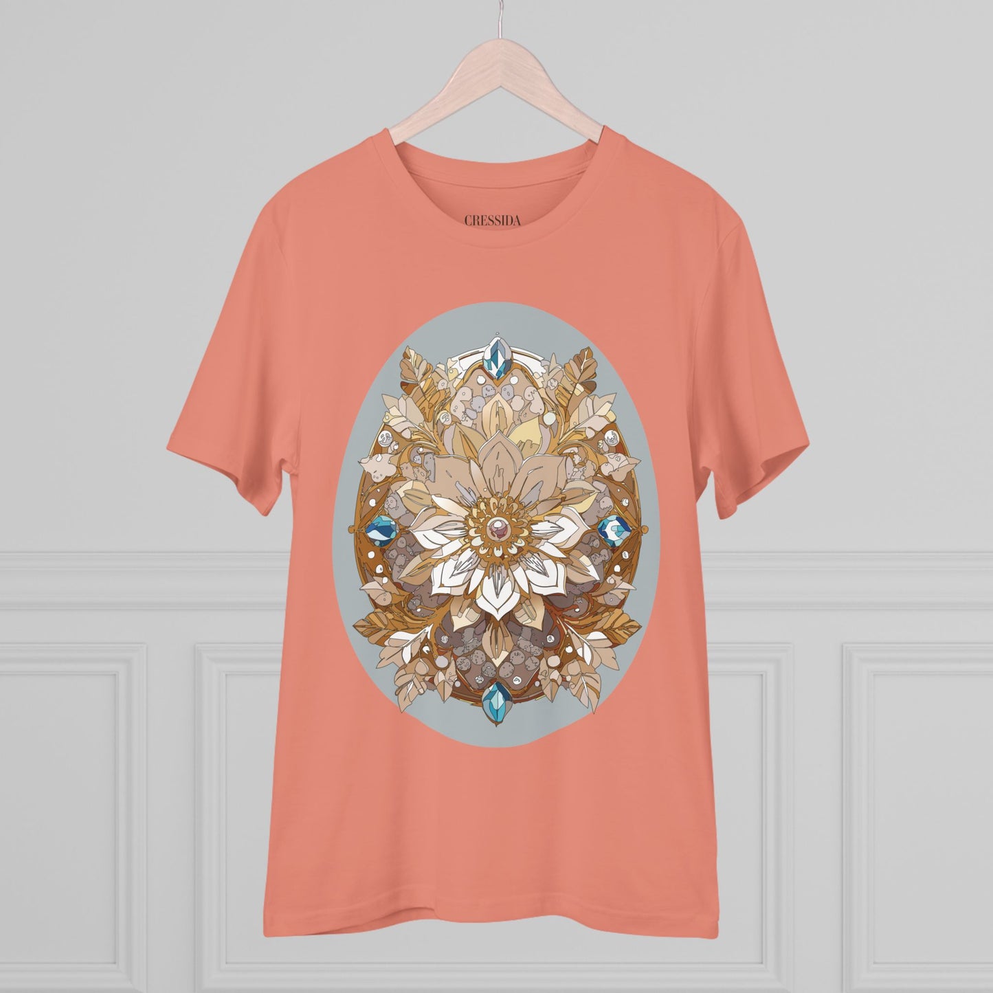 Organic T-shirt with Flower