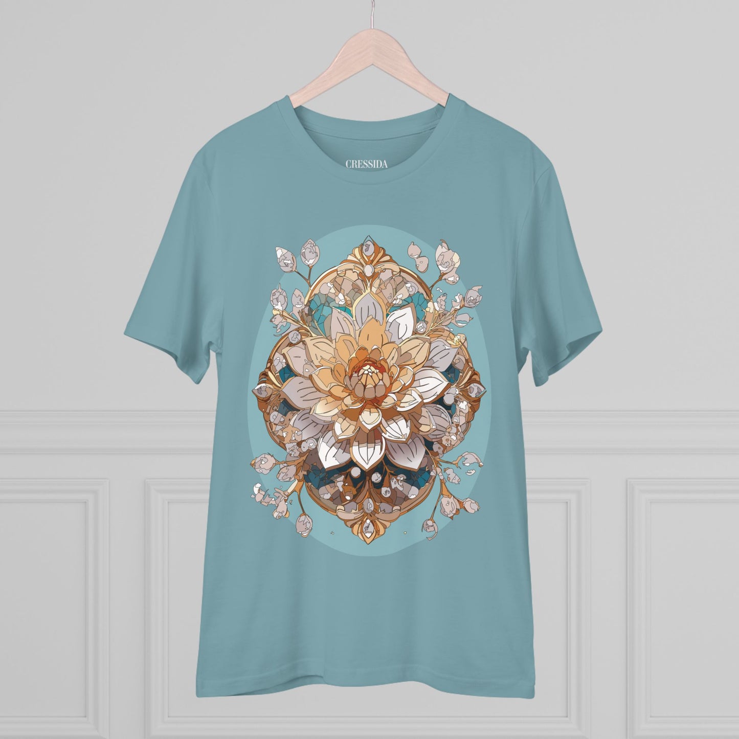 Organic T-shirt with Flower